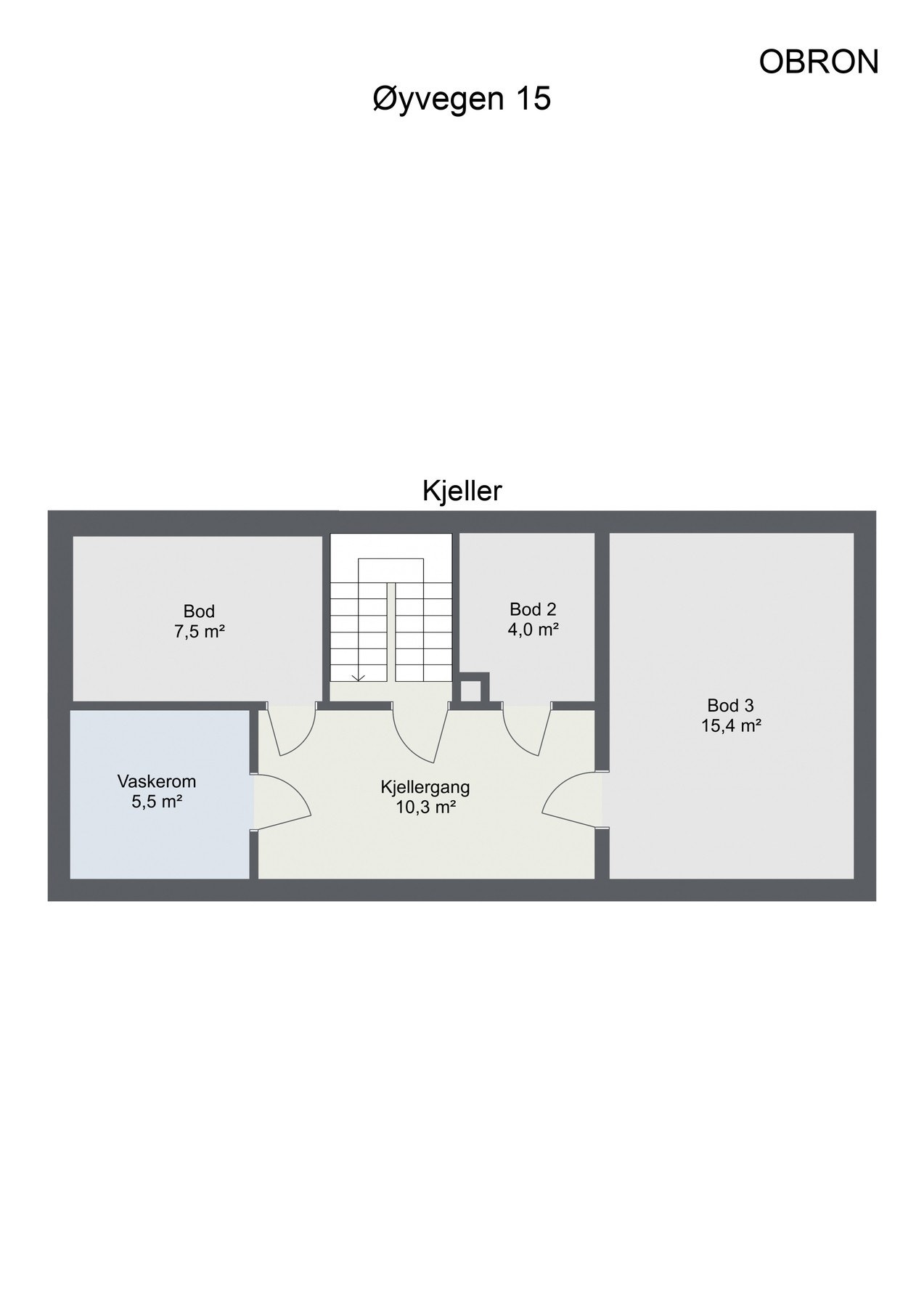 Kjeller etasje. Galleribilde