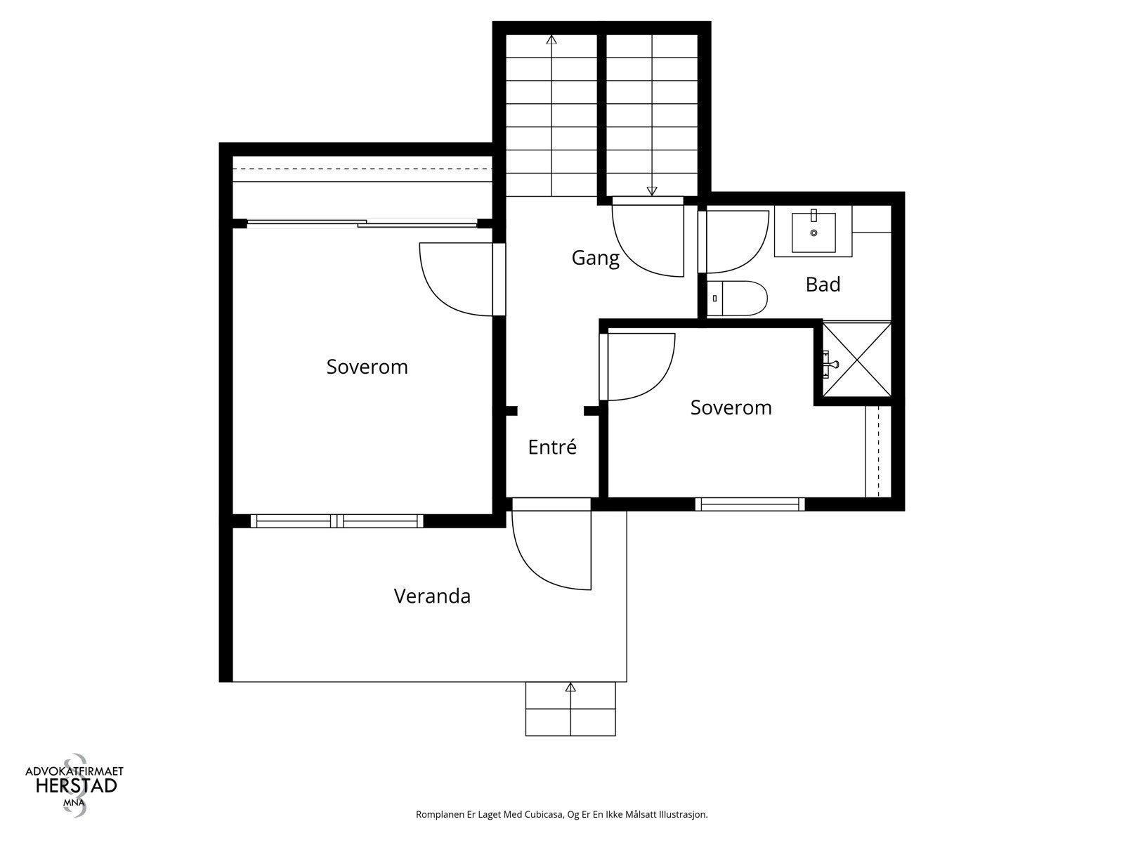 Planskisse grunnplan - ikke målsatt illustrasjon Galleribilde