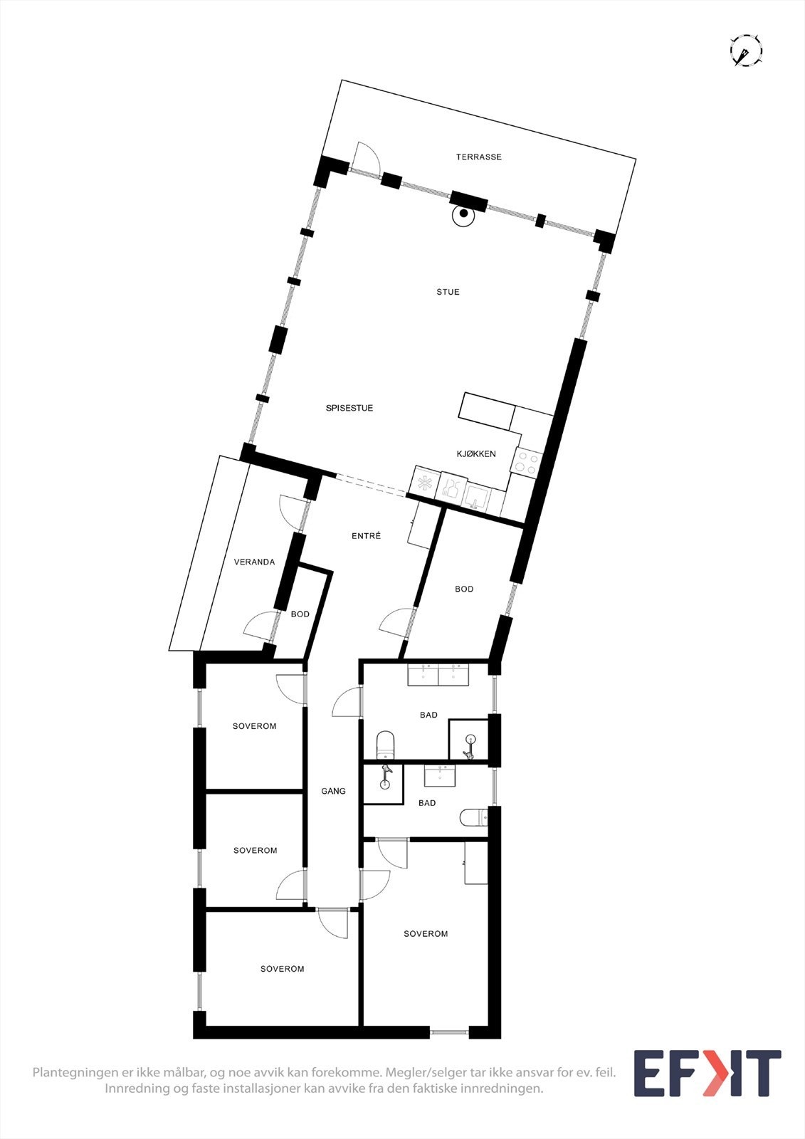 Plantegning Galleribilde