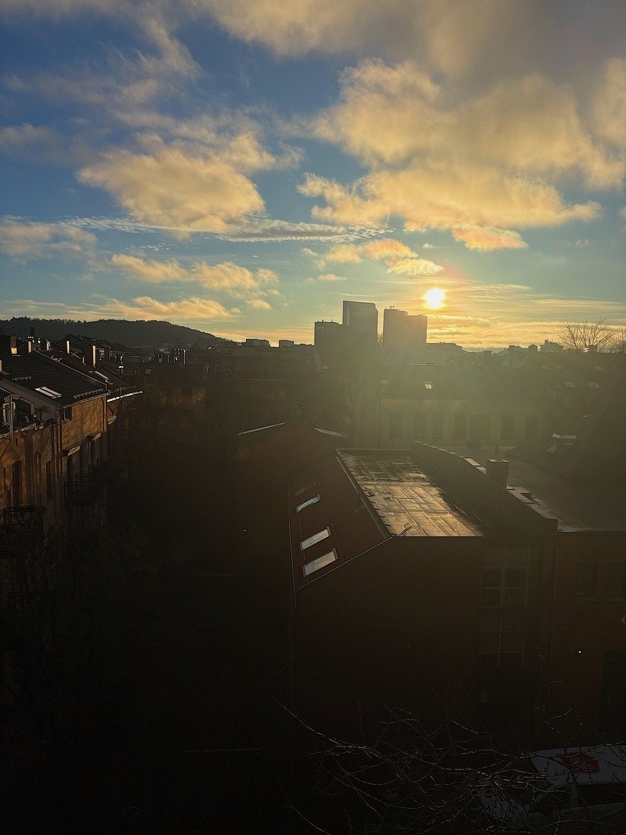 Utsikt fra stue Galleribilde