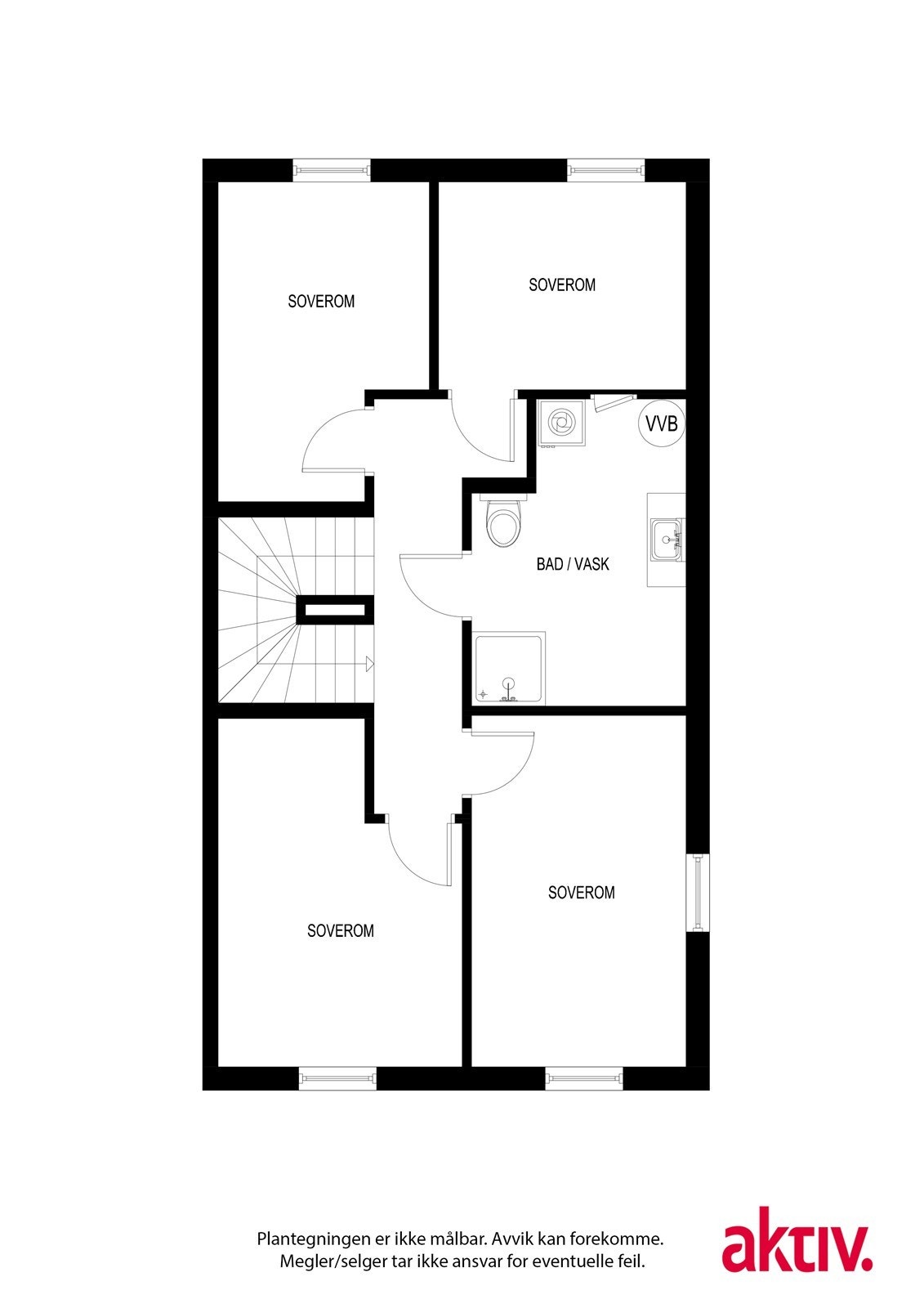 Plantegning 2. etasje. Galleribilde