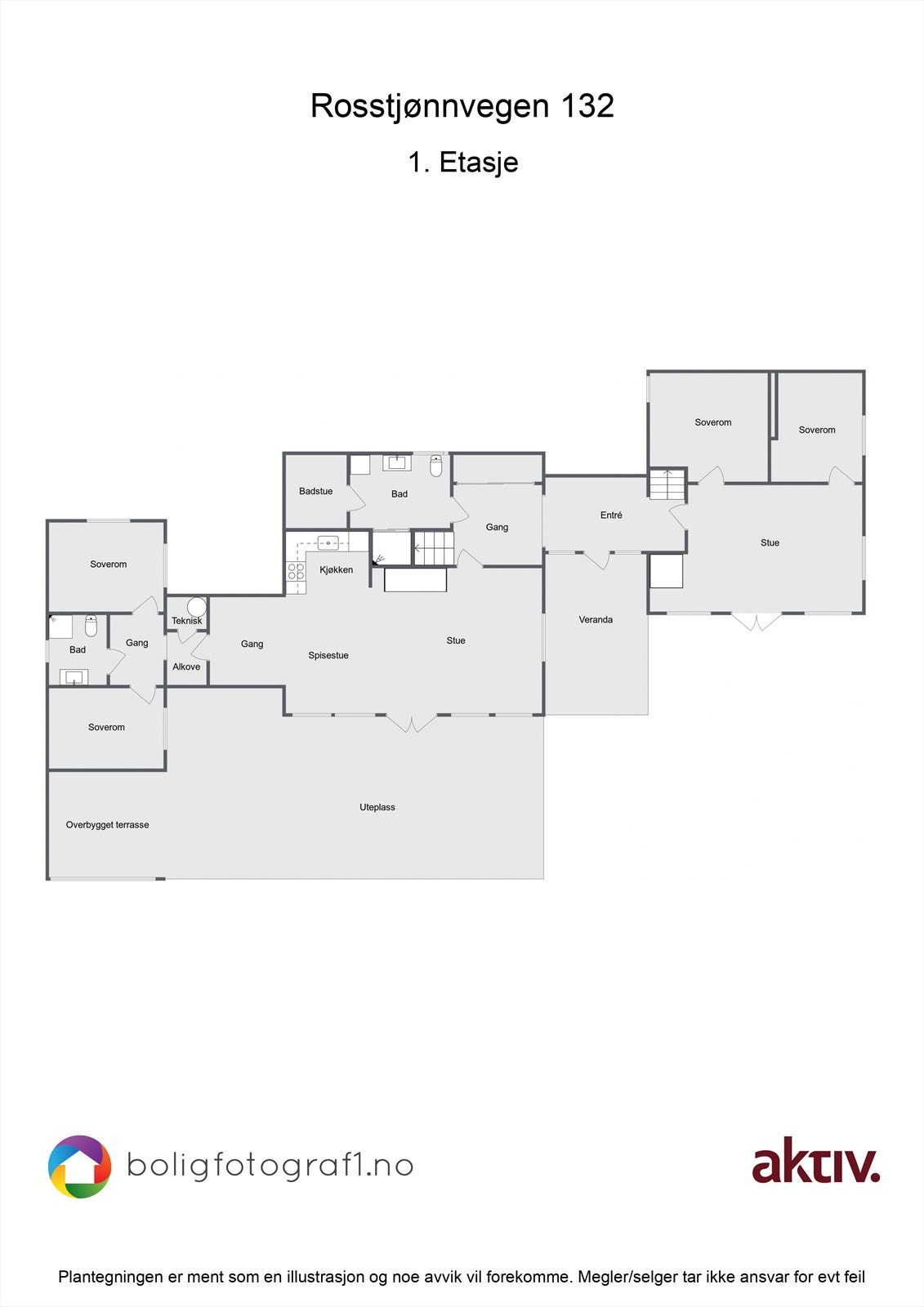Plantegning 1. etasje. Galleribilde