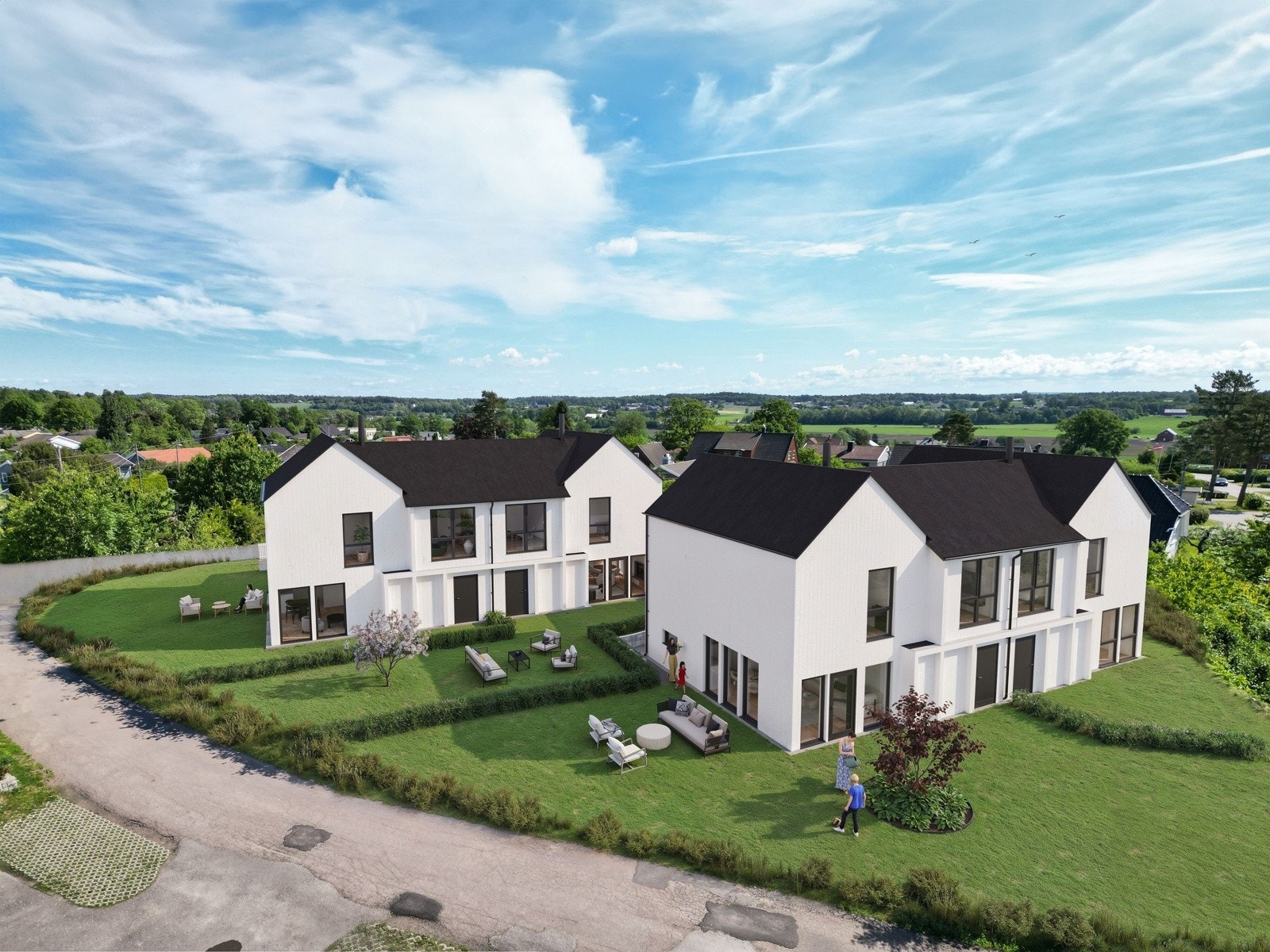 Illustrasjon sett fra sydvest - Dvergveien Galleribilde