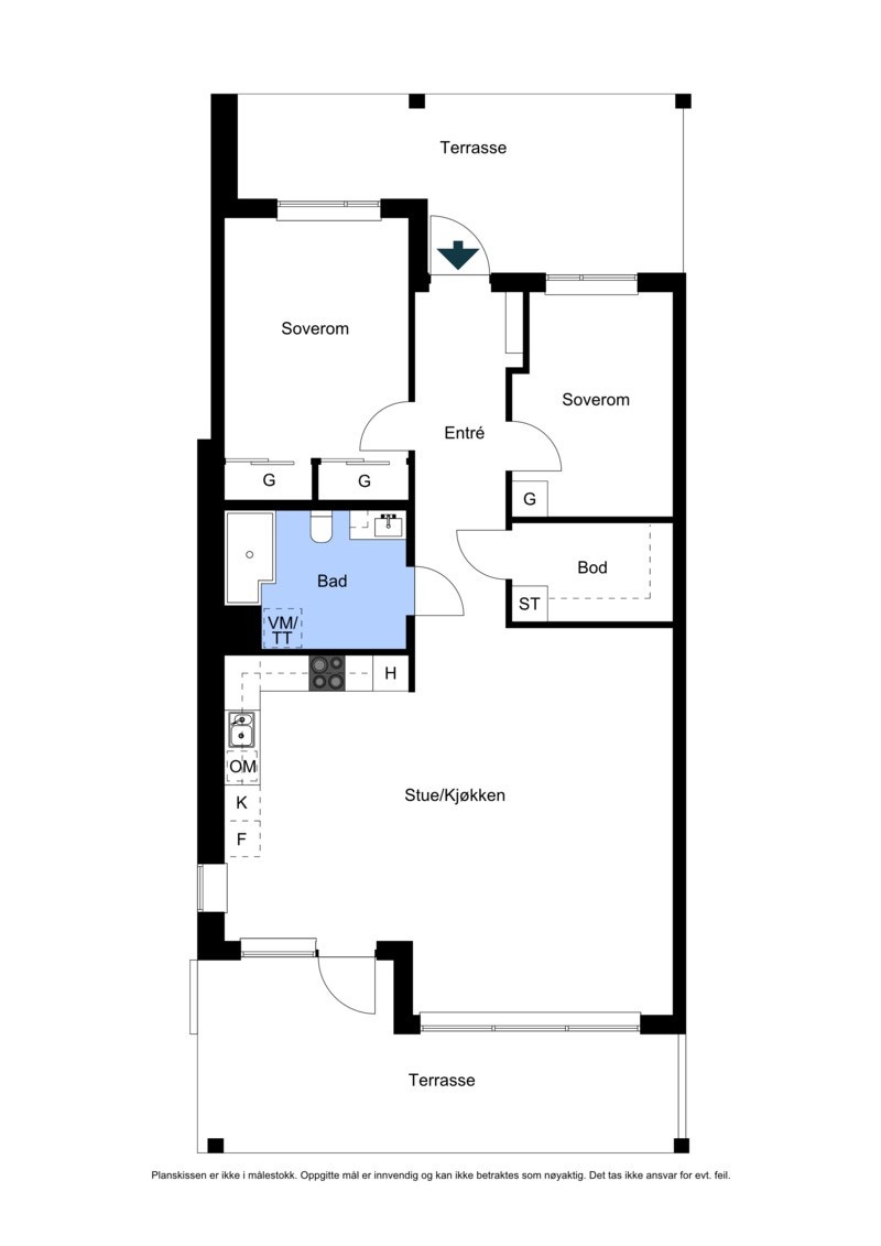 Plantegning Galleribilde