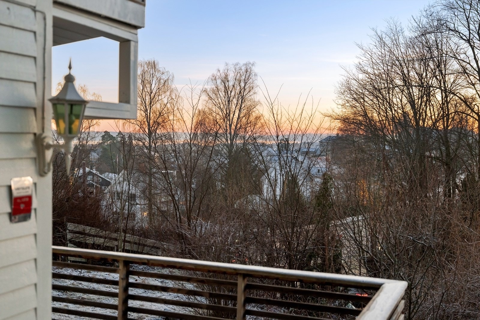 Flott utsikt fra balkongen! Galleribilde