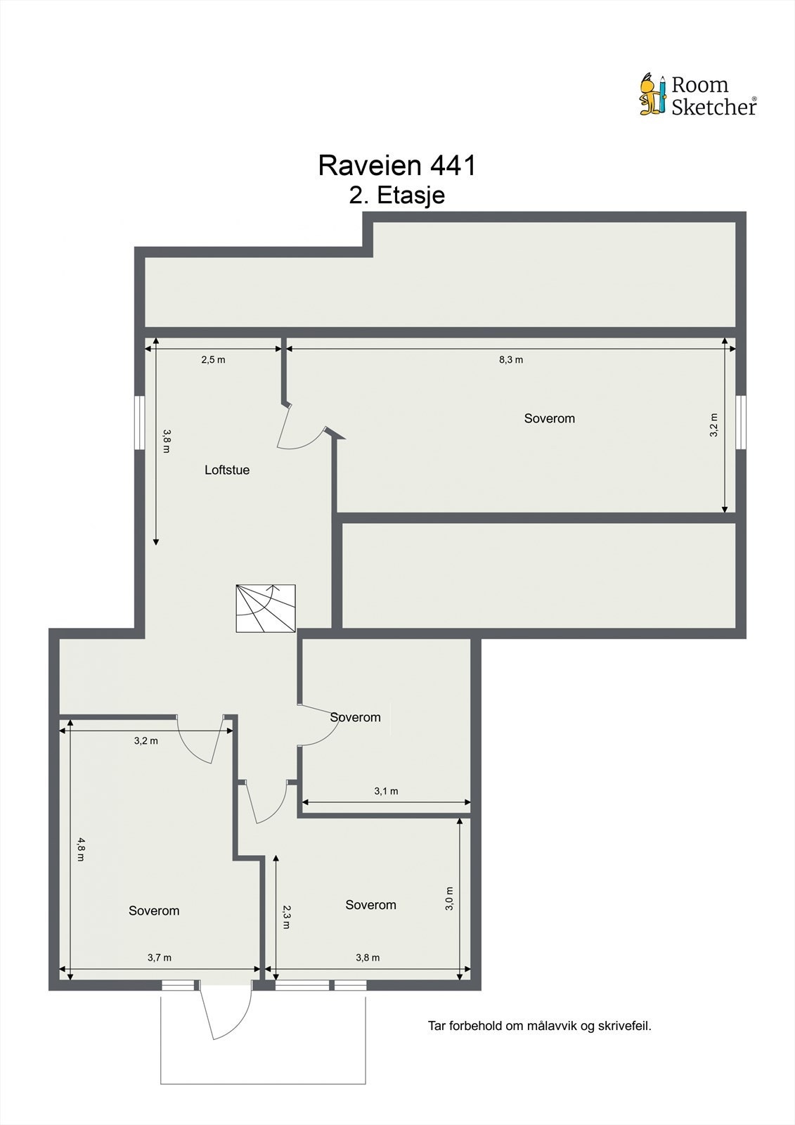 - Planskisse 2. Etasje - Galleribilde