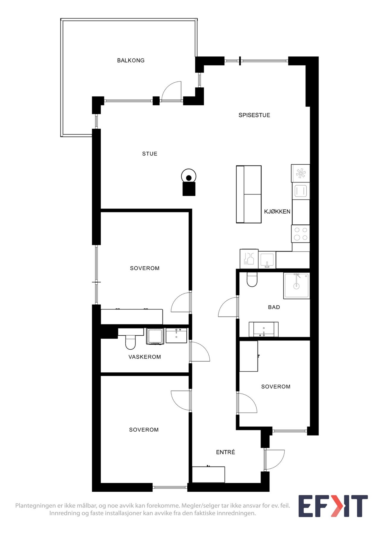 Plantegning Galleribilde