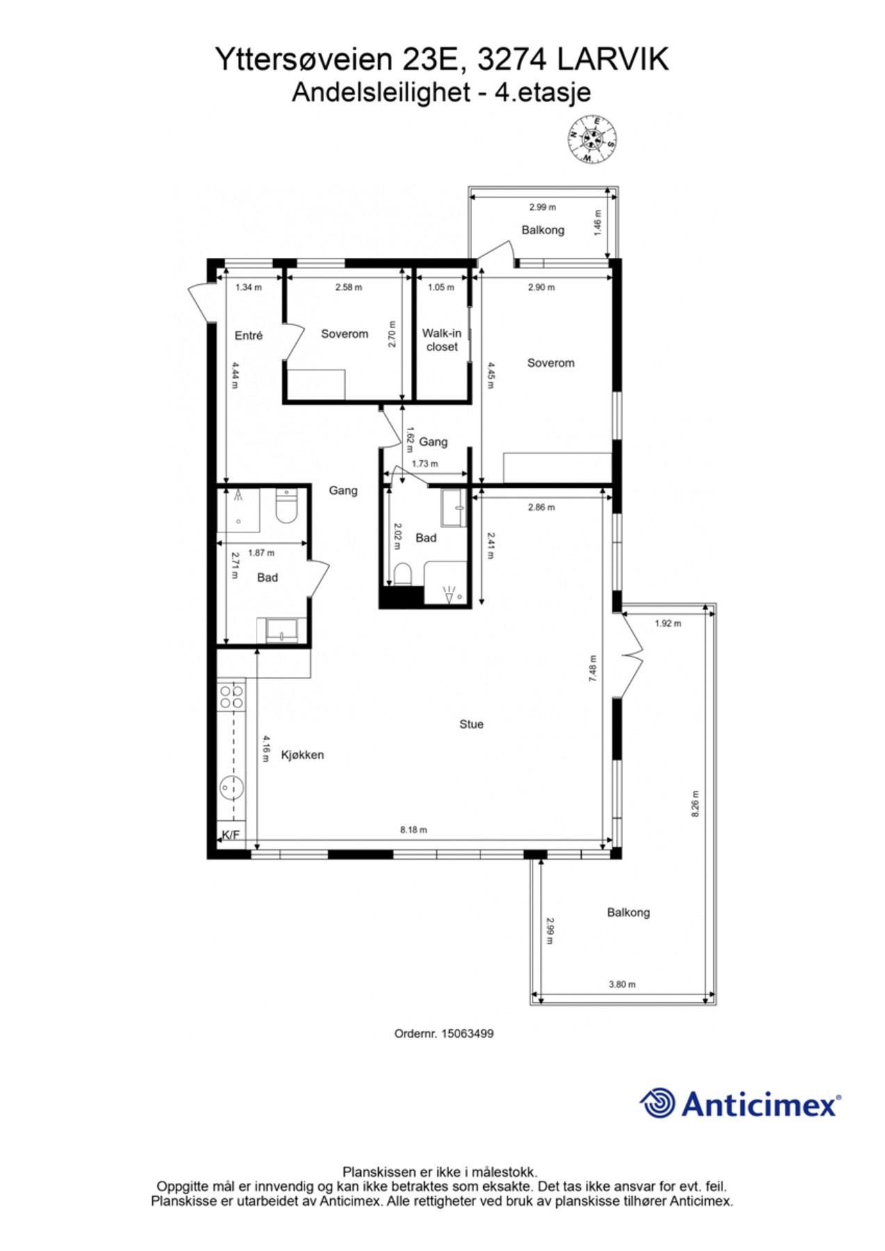 Plantegning Galleribilde