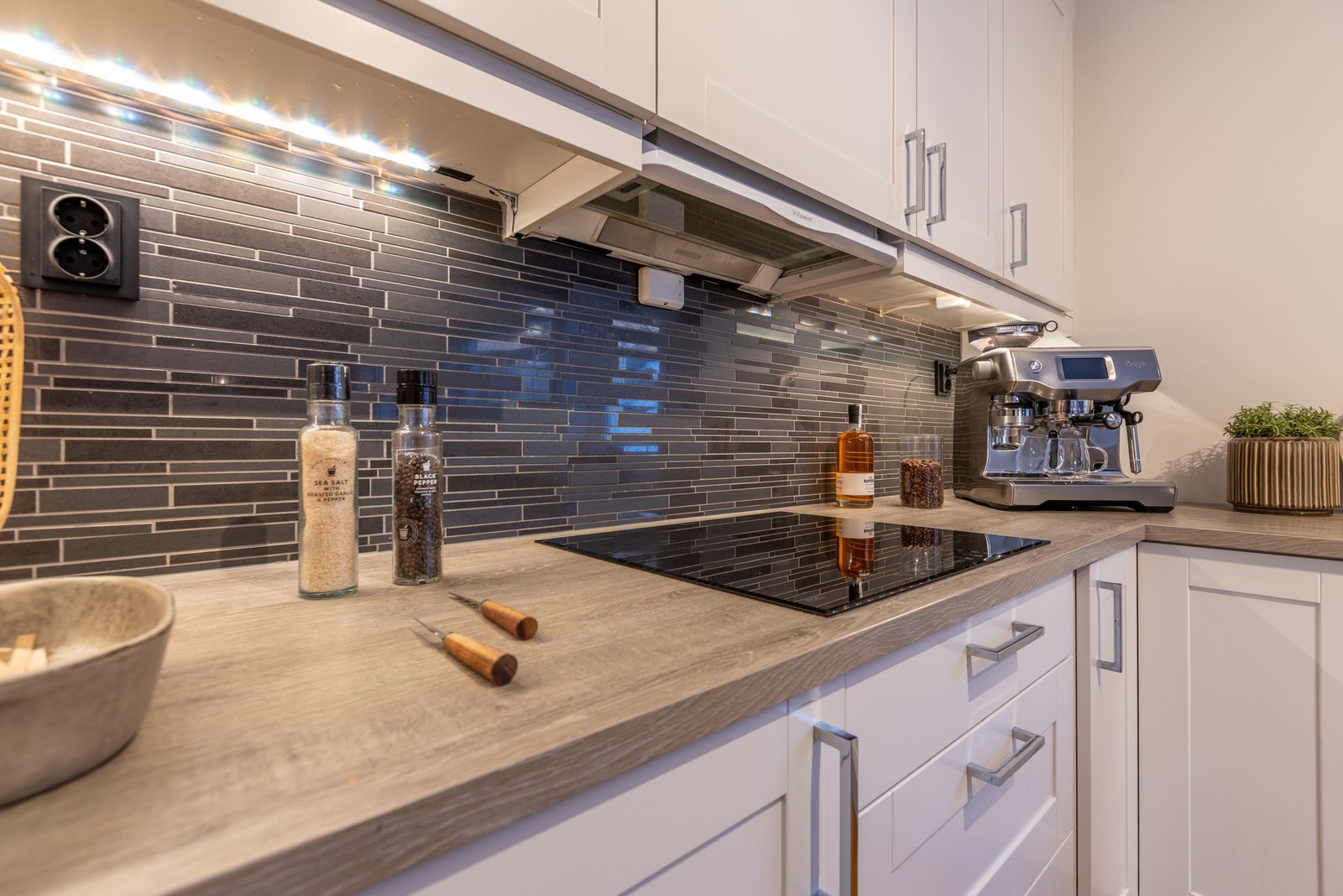 Kjøkken med steketopp Galleribilde