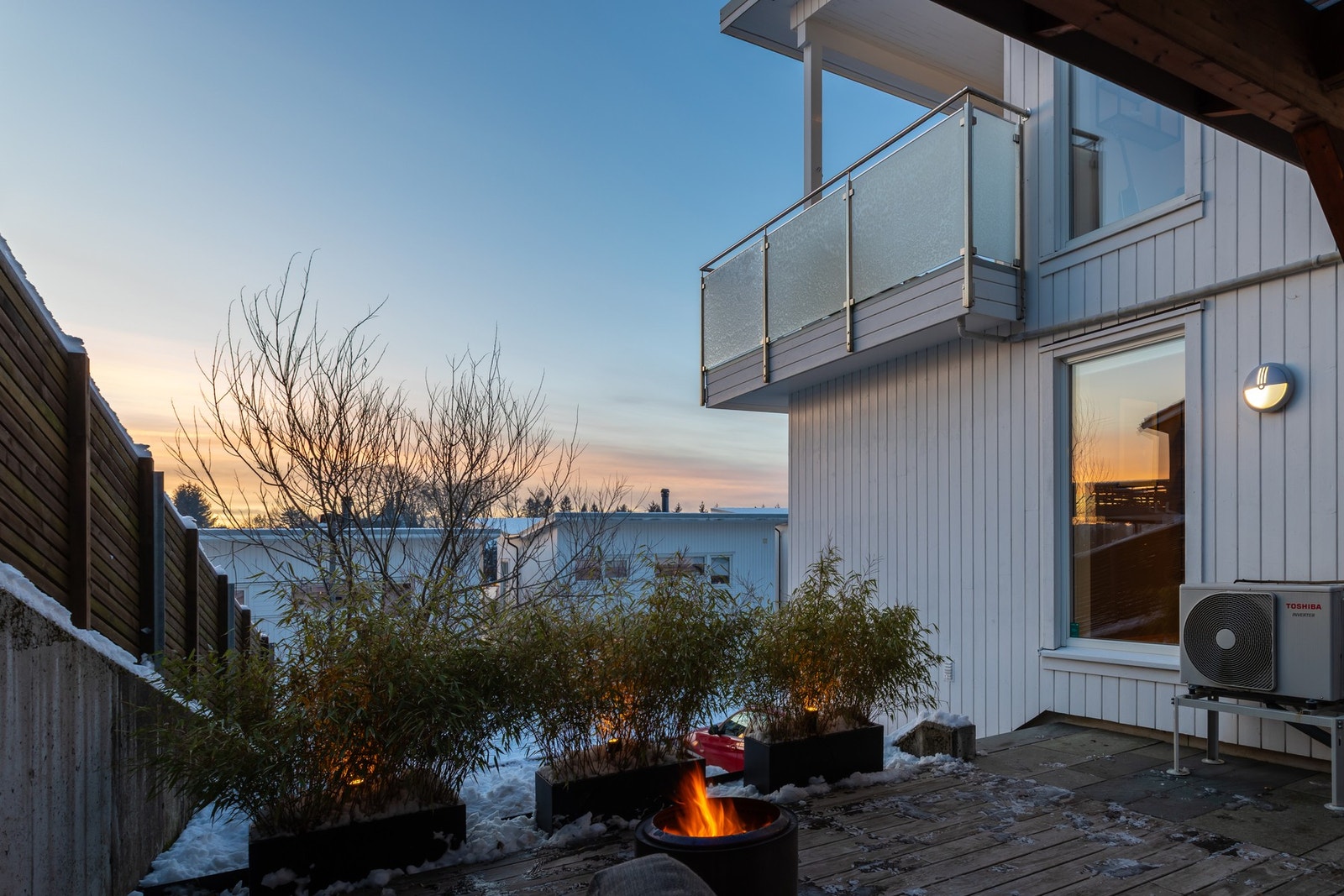 Totalt skjermet for innsyn i hagestuen Galleribilde