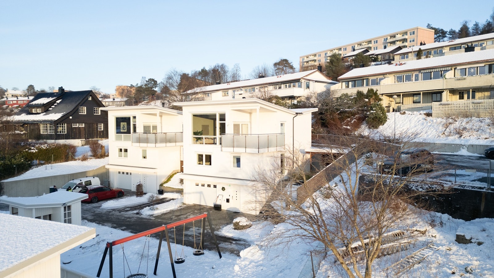 Hvis barna er på lekeplassen, vil du sette pris på at dette er det siste huset i veien Galleribilde