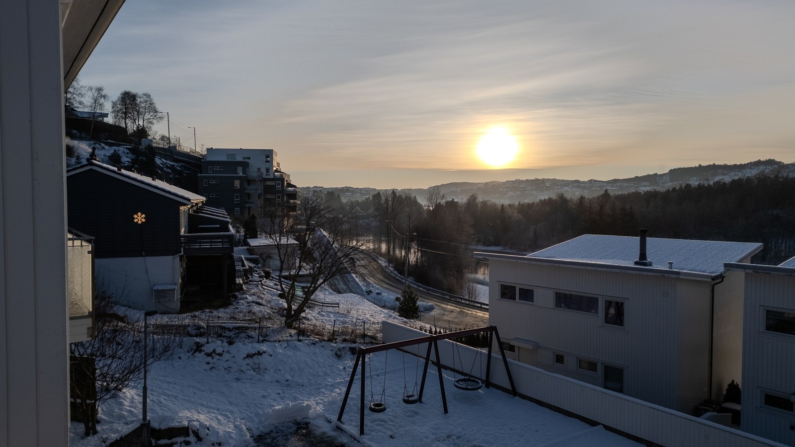 Utsikten fra huset Galleribilde
