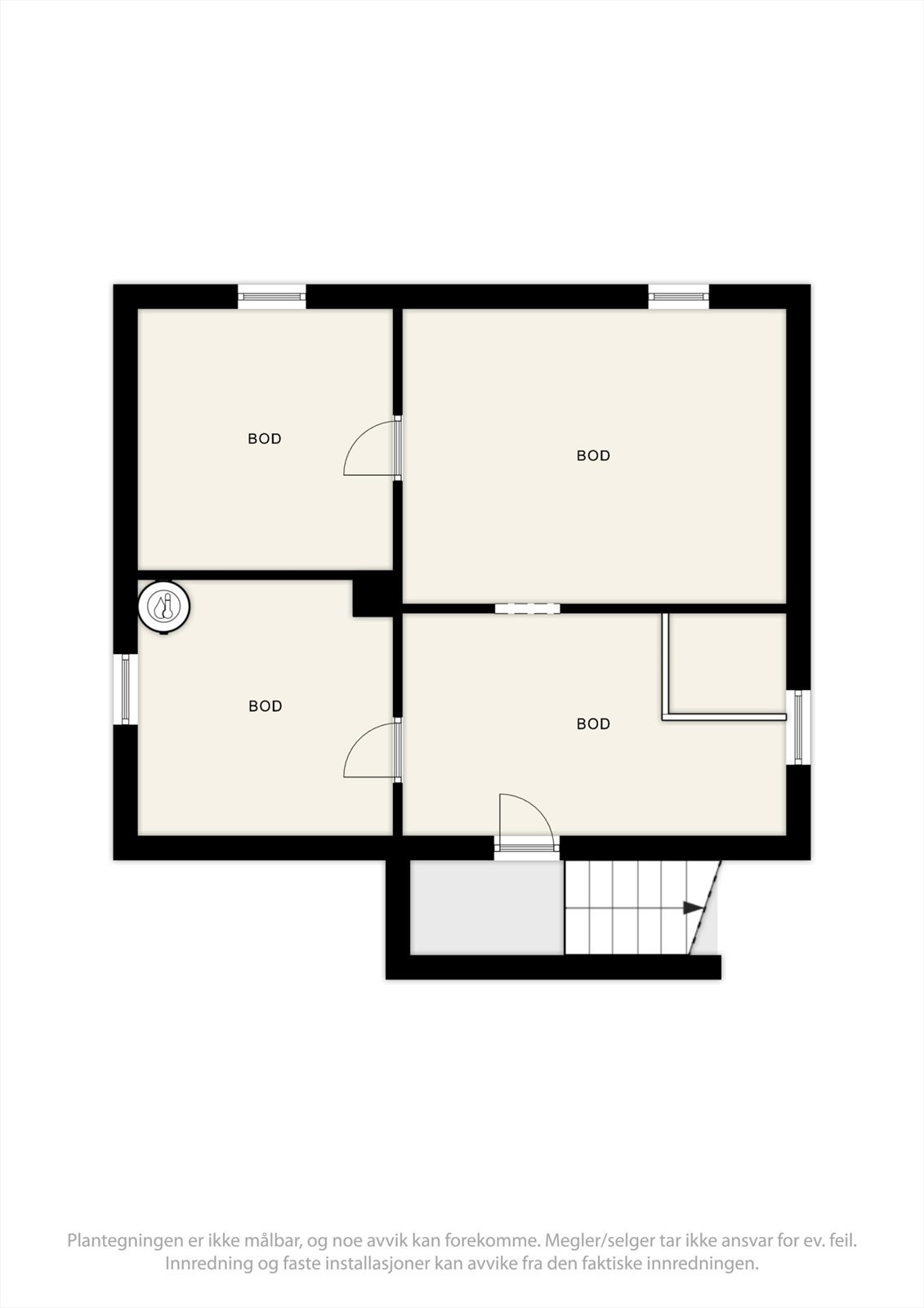 Plantegning kjeller Galleribilde