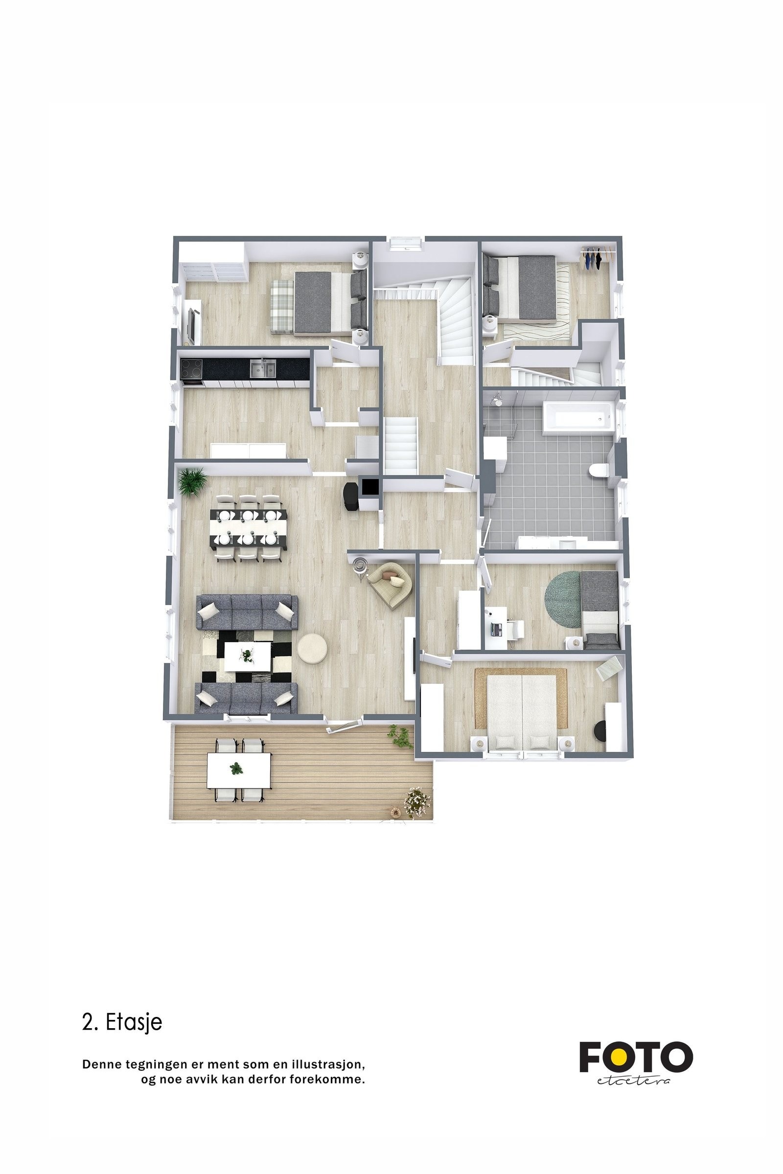 Plantegning 2. etg. Galleribilde