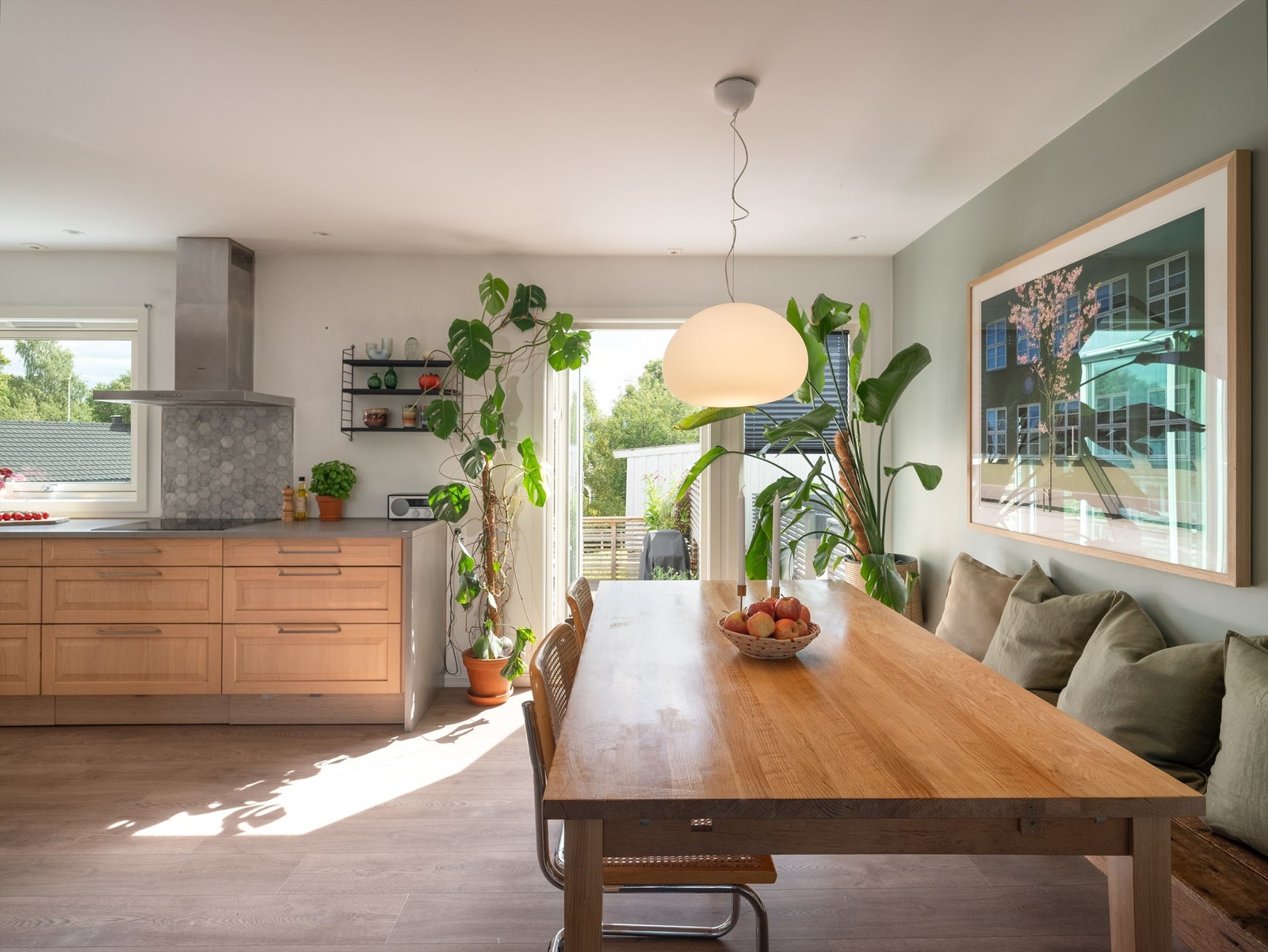 Spisestuen er et yndet sted for å samle familien og venner Galleribilde