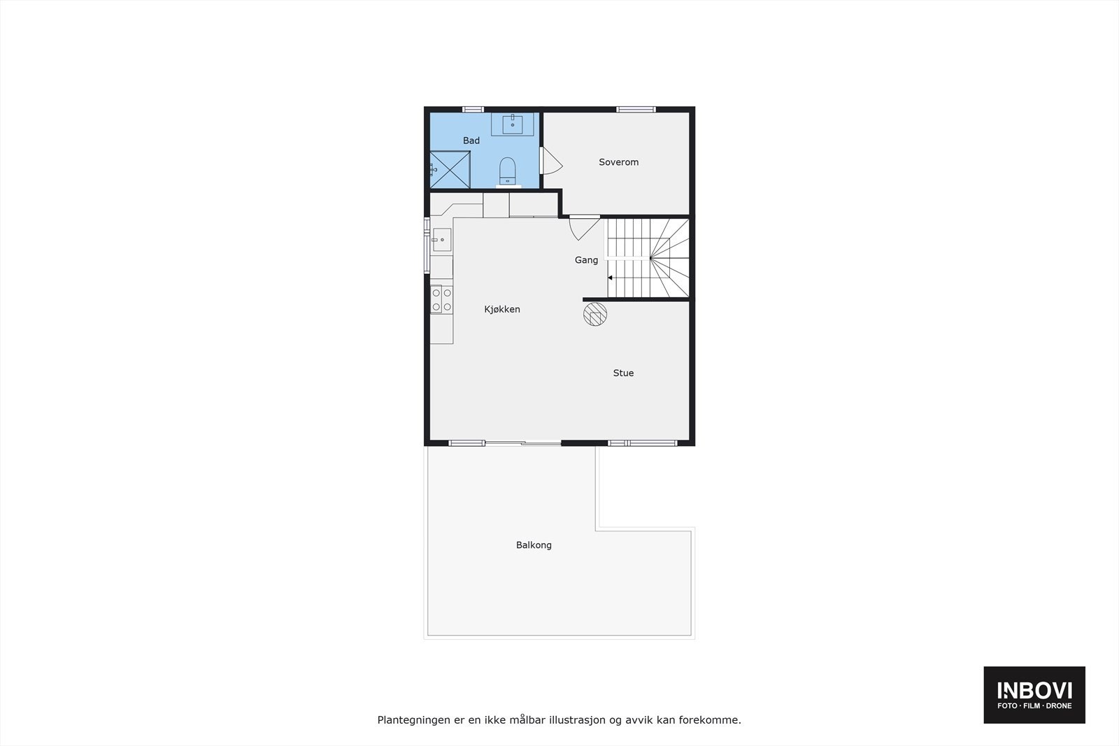 Plantegning 2.etg Galleribilde