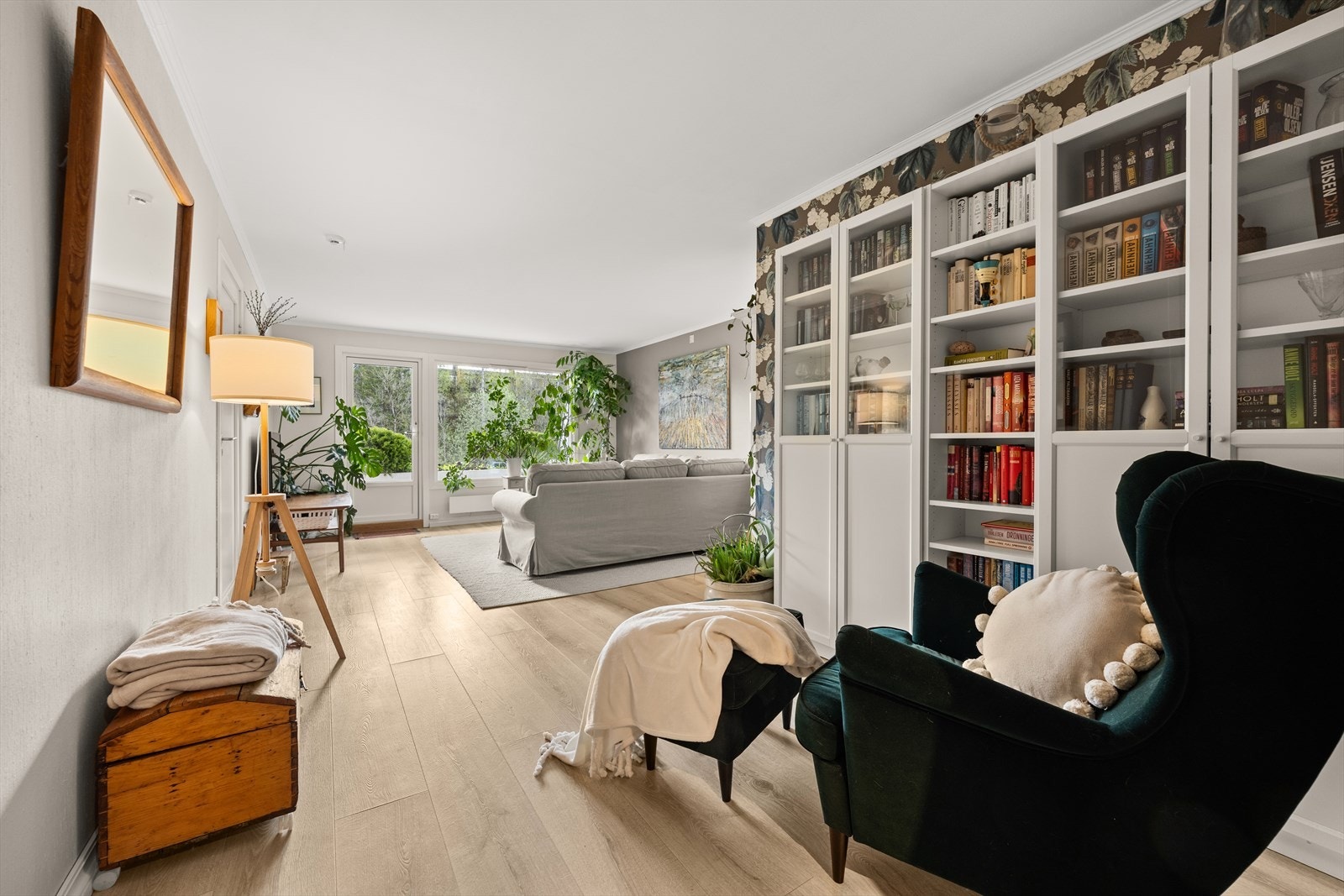 Det er en god flyt mellom inne- og uterom, noe som bidrar til en åpen atmosfære. Galleribilde