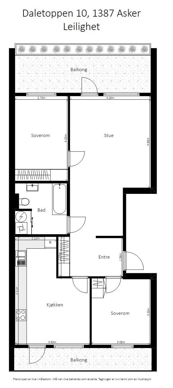 Plantegning Galleribilde