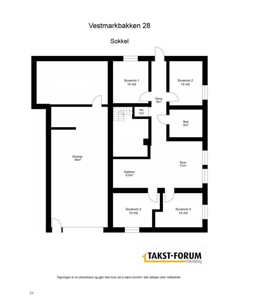 Planskisse Galleribilde