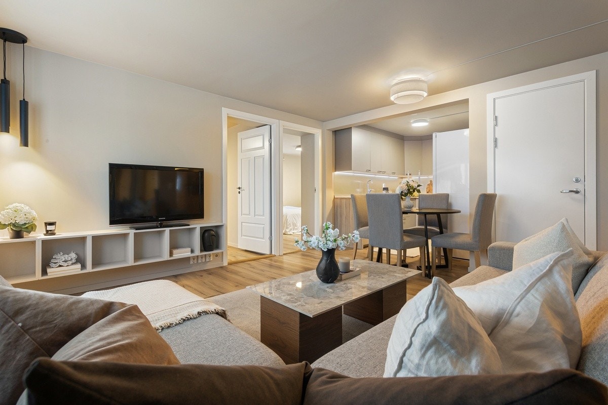 Stue og kjøkken Galleribilde