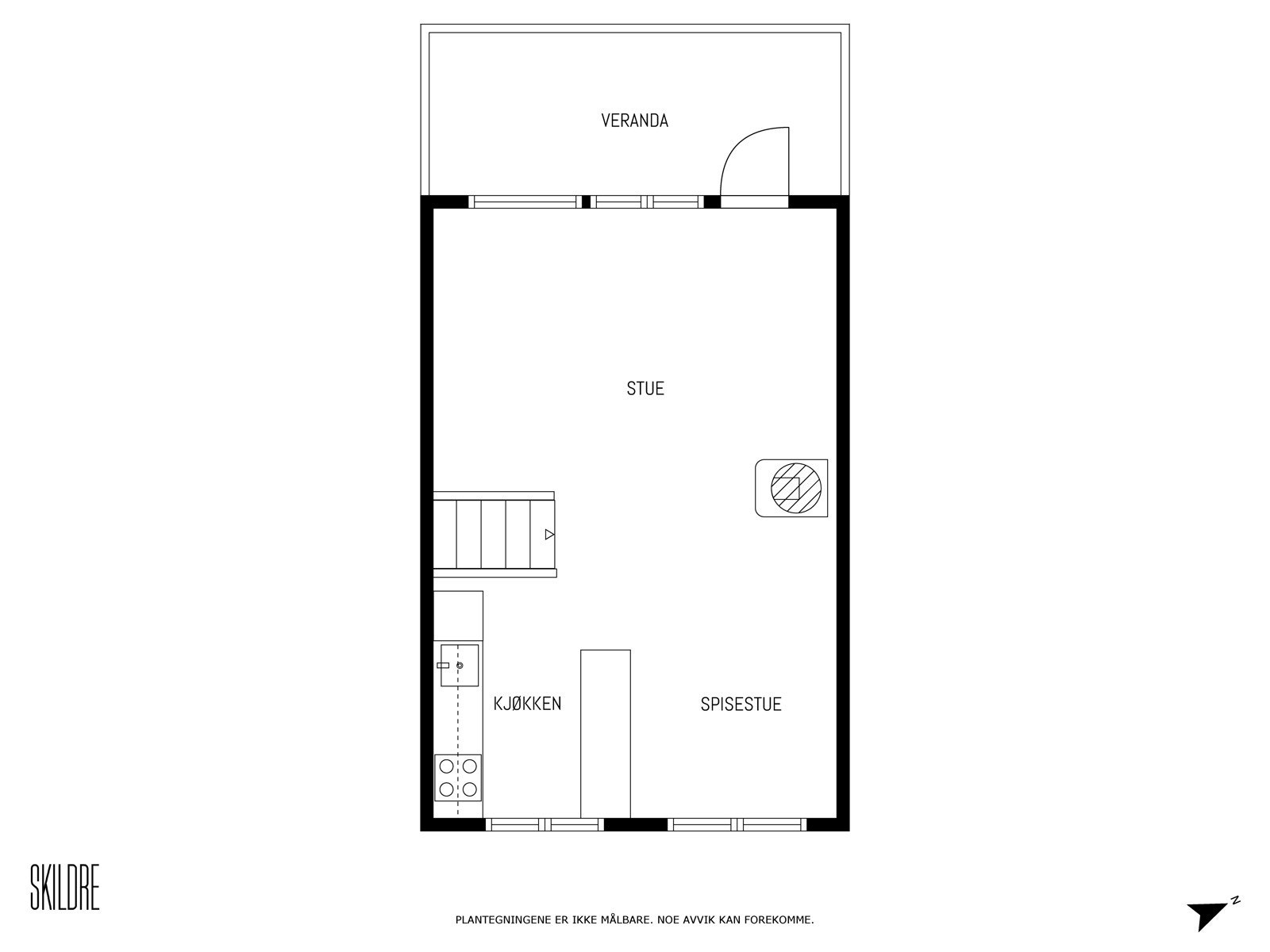 Plantegning 2.etasje Galleribilde