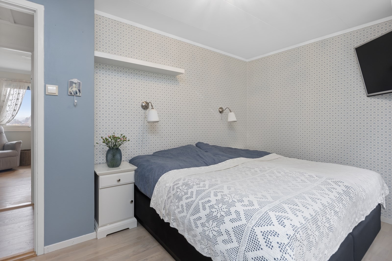 Etasjens hovedsoverom
er også av god størrelse Galleribilde