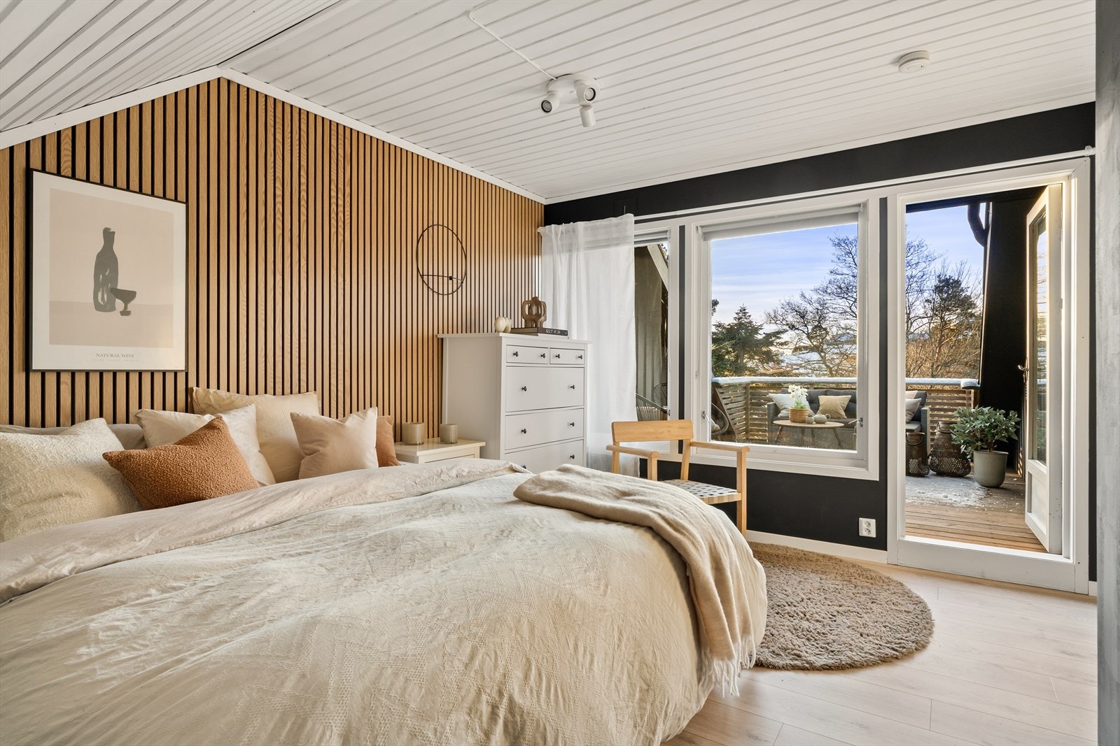 Boligen byr totalt på 3 gode soverom. Galleribilde