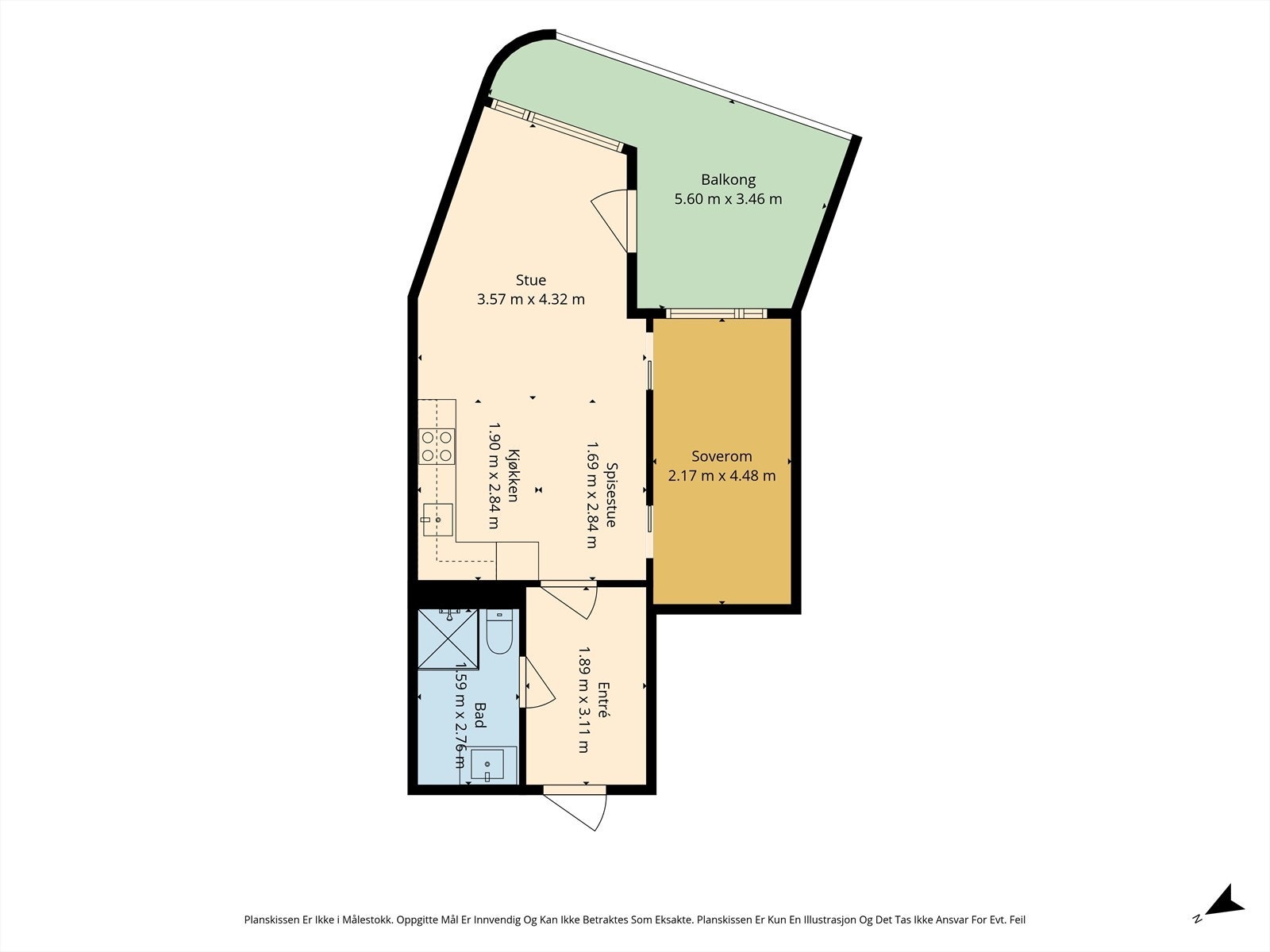 Plantegning Galleribilde