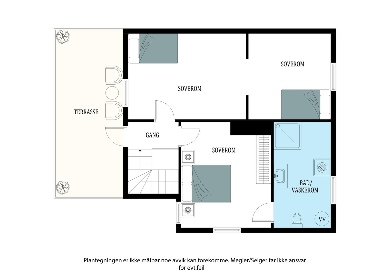 Plantegning 2. etg Galleribilde