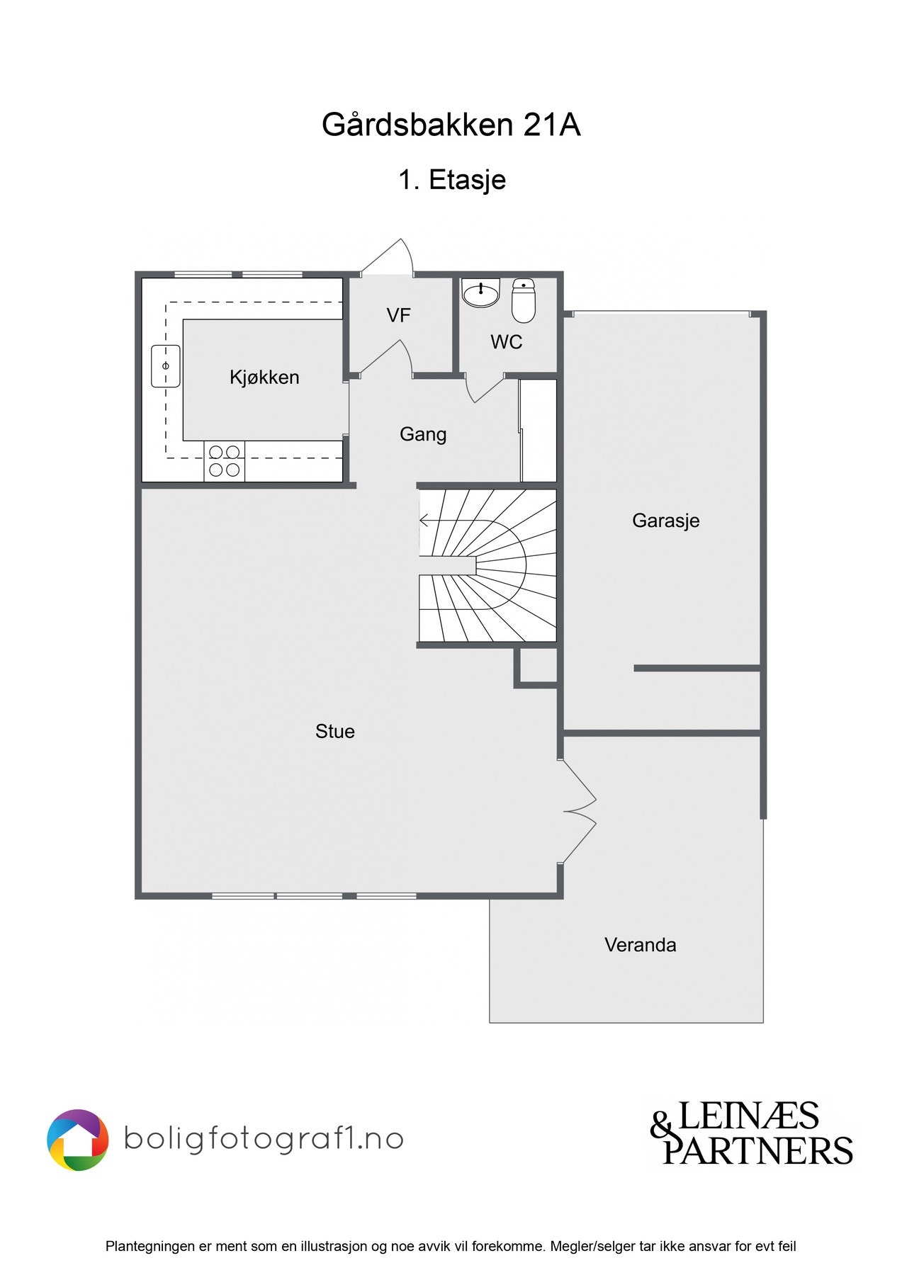 Plantegning 1.etasje. Galleribilde