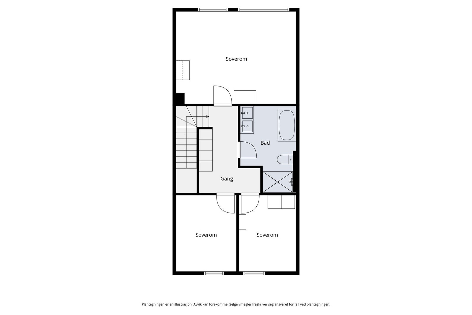 Plantegning 2. etasje. Galleribilde