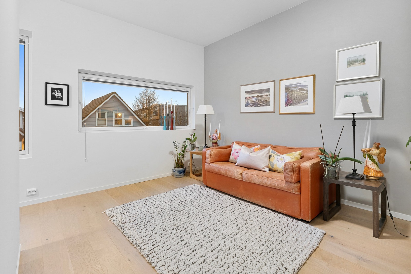 Her kan man kombinere tv-stue med soverom eller soverom og et stort walk-in. Alt etter ønske og behov. Galleribilde