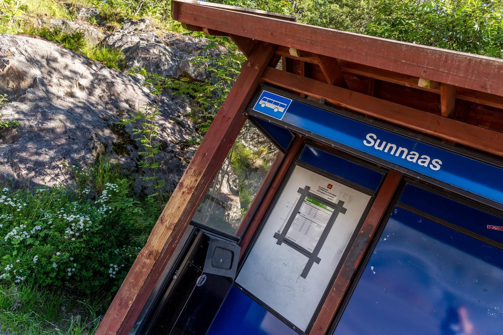 Bussholdeplassen ligger kun to minutter unna Galleribilde