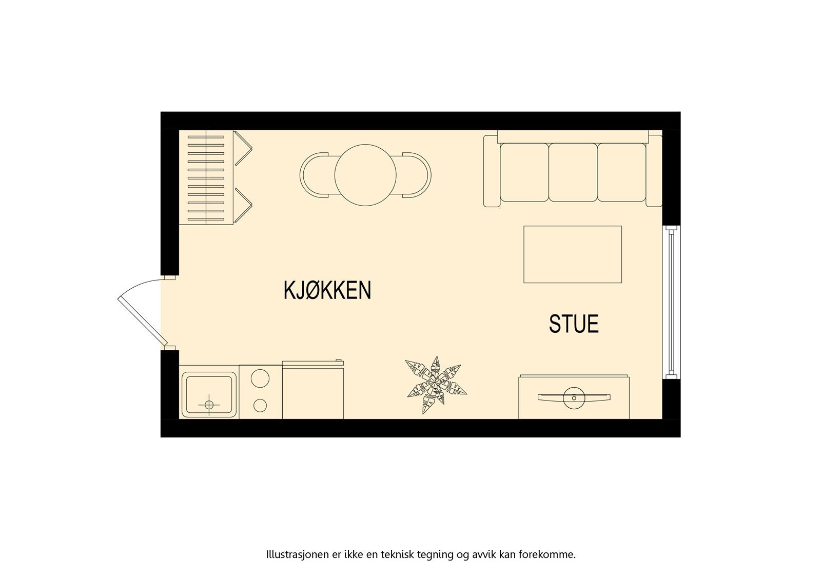 Plantegning Galleribilde