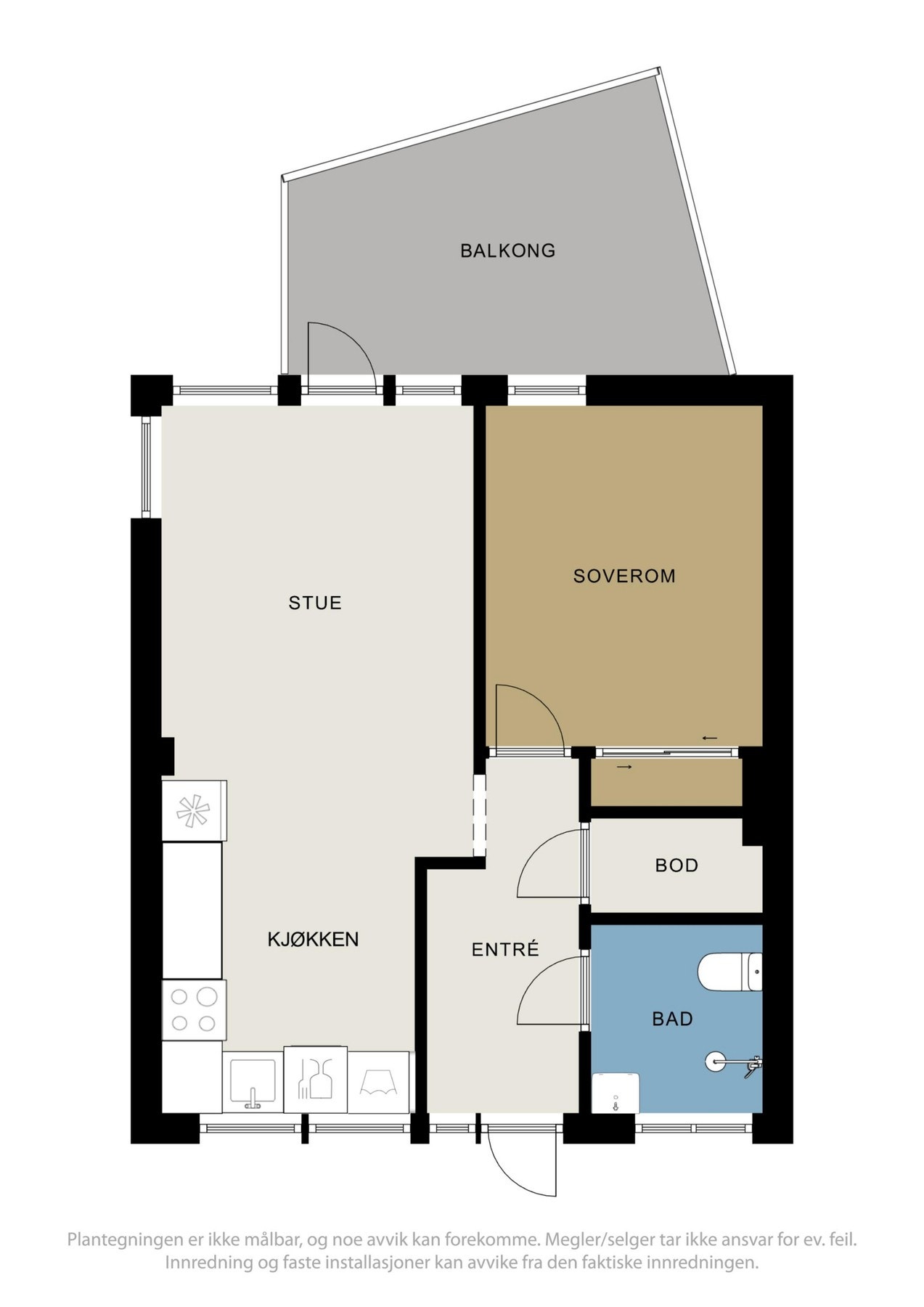 Plantegning Galleribilde