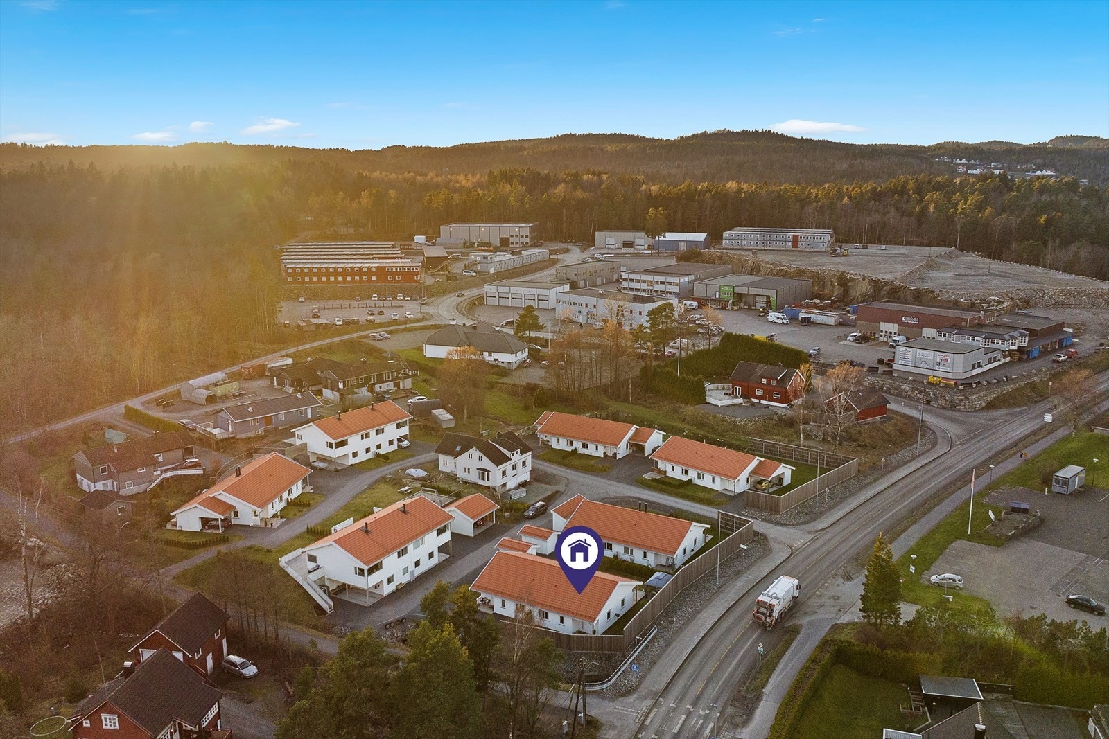 Dronefoto Galleribilde