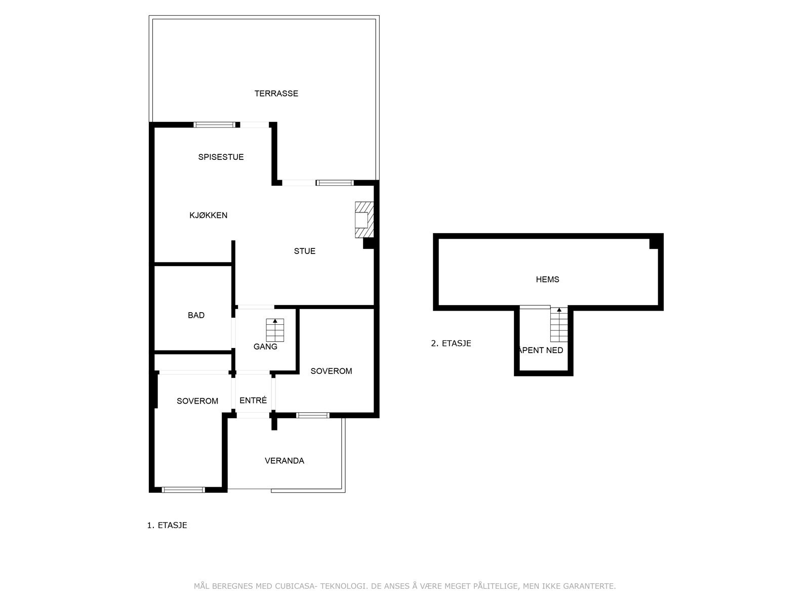 Plantegning samlet Galleribilde
