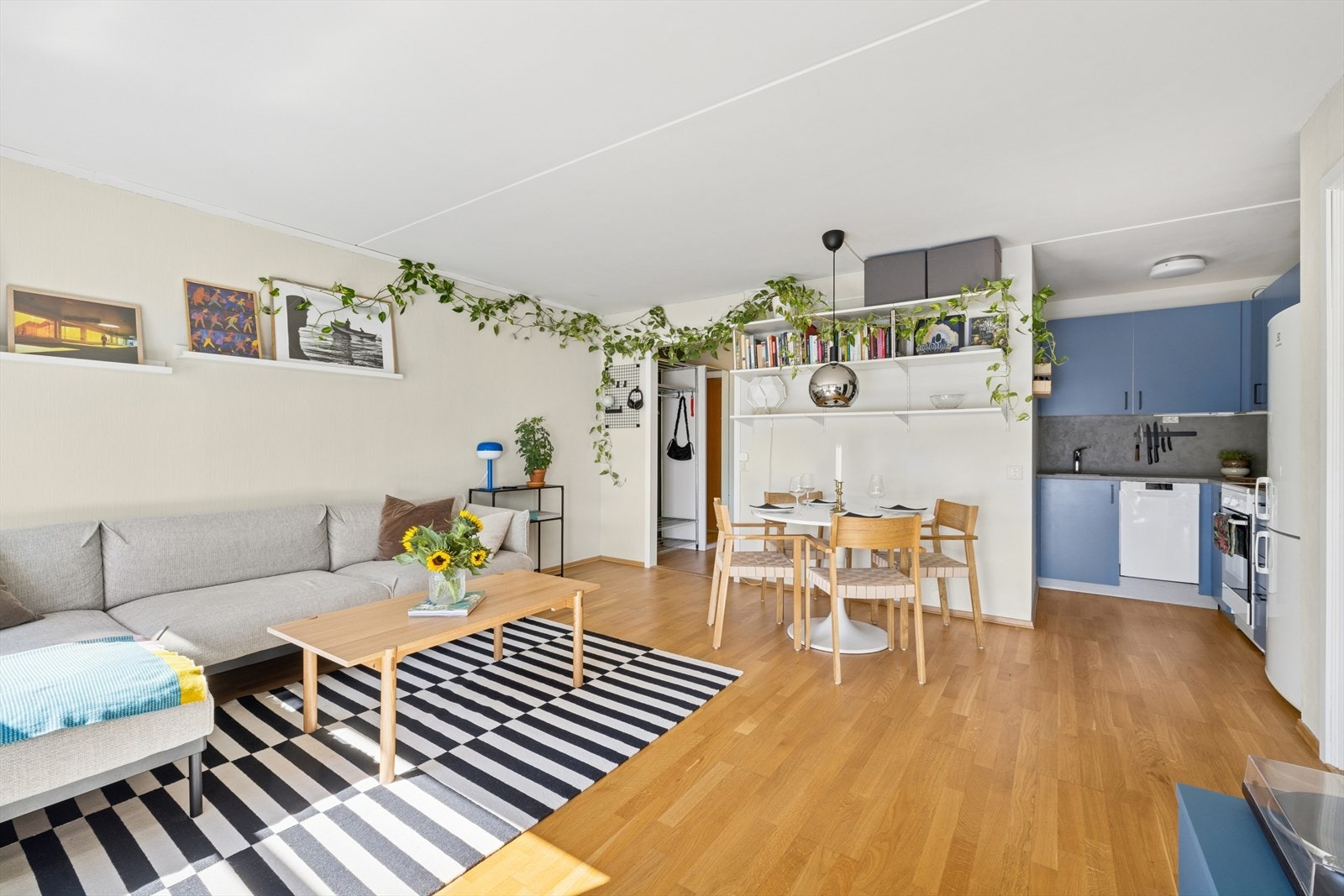 Stuen er et sosialt samlingspunkt for familie og venner. Galleribilde