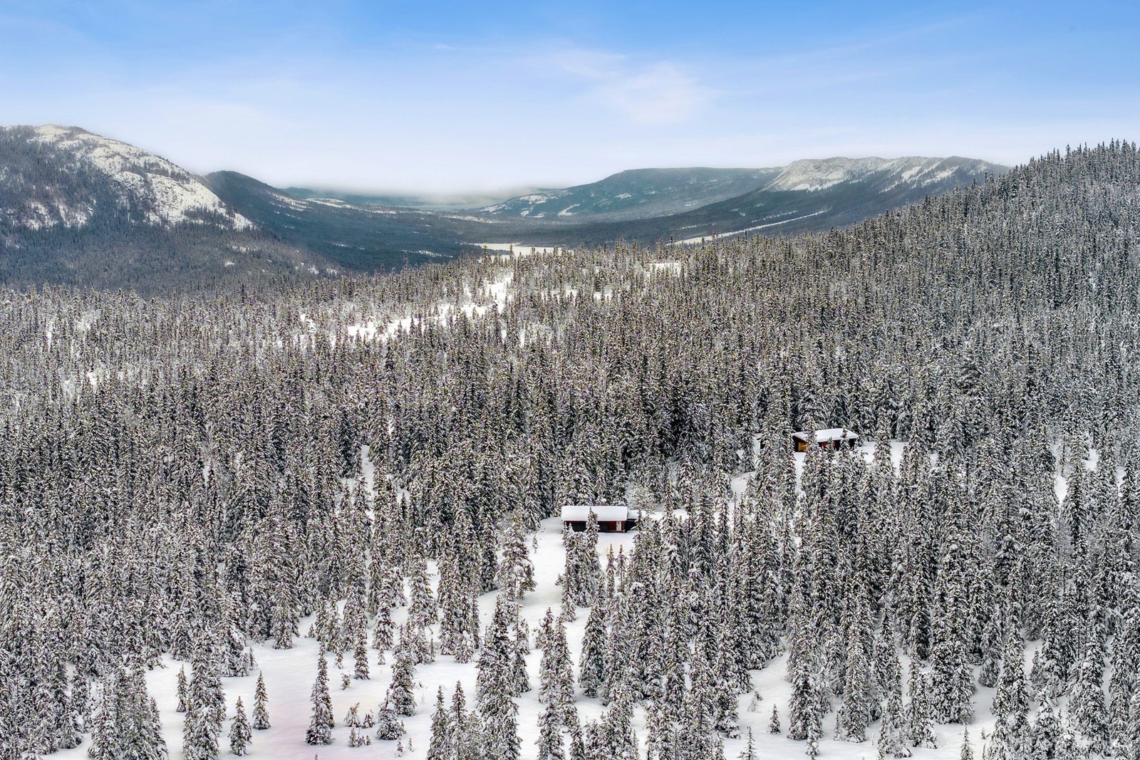 Eiendommen ligger idyllisk og usjenert til i Vassfaret naturreservat, ca. 870 moh., med nærhet til vannet Svarttjern. Galleribilde