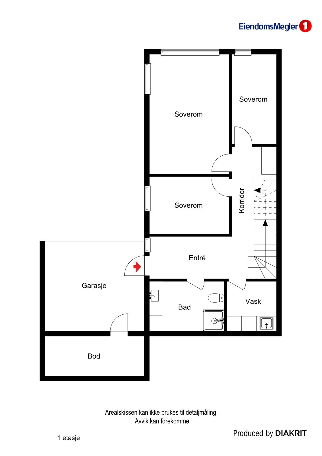 Plantegning underetasje. Galleribilde