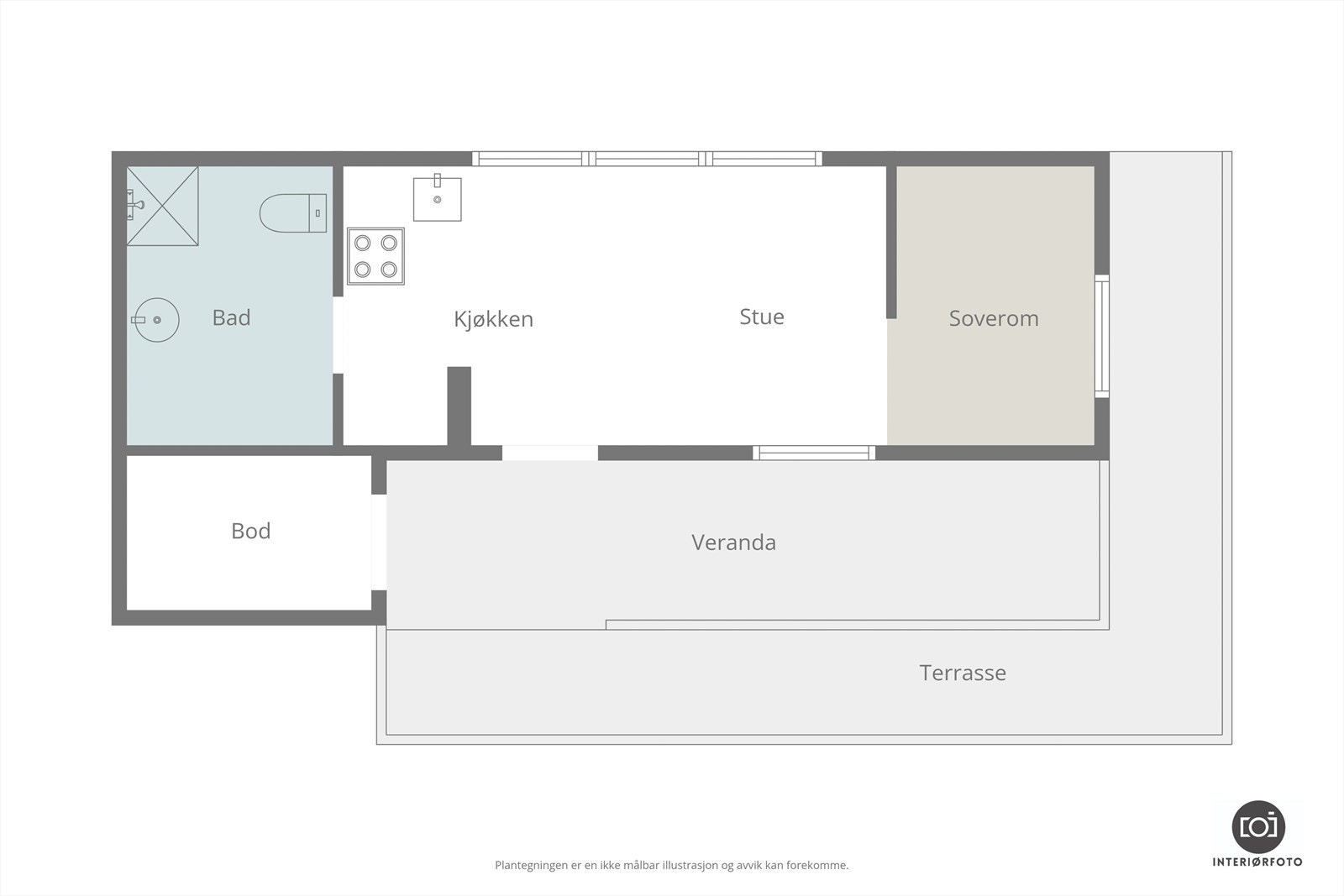 Plantegning Galleribilde