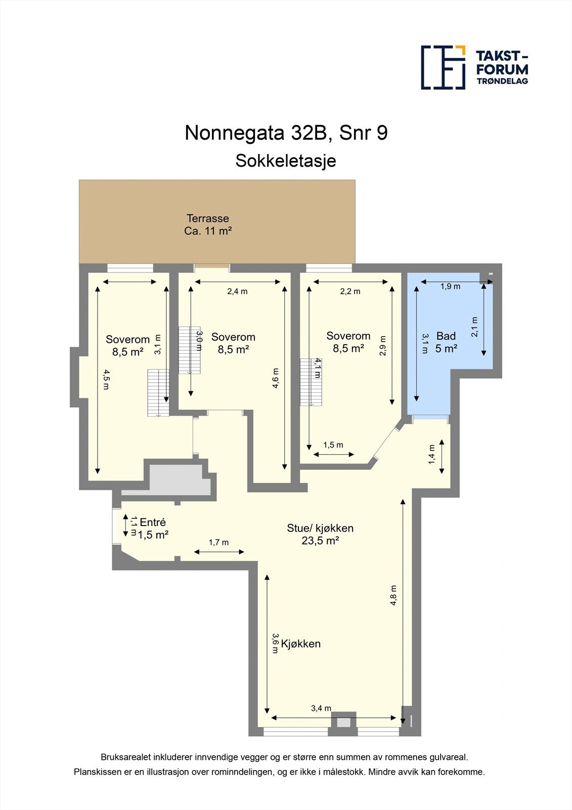 Plantegning. Galleribilde