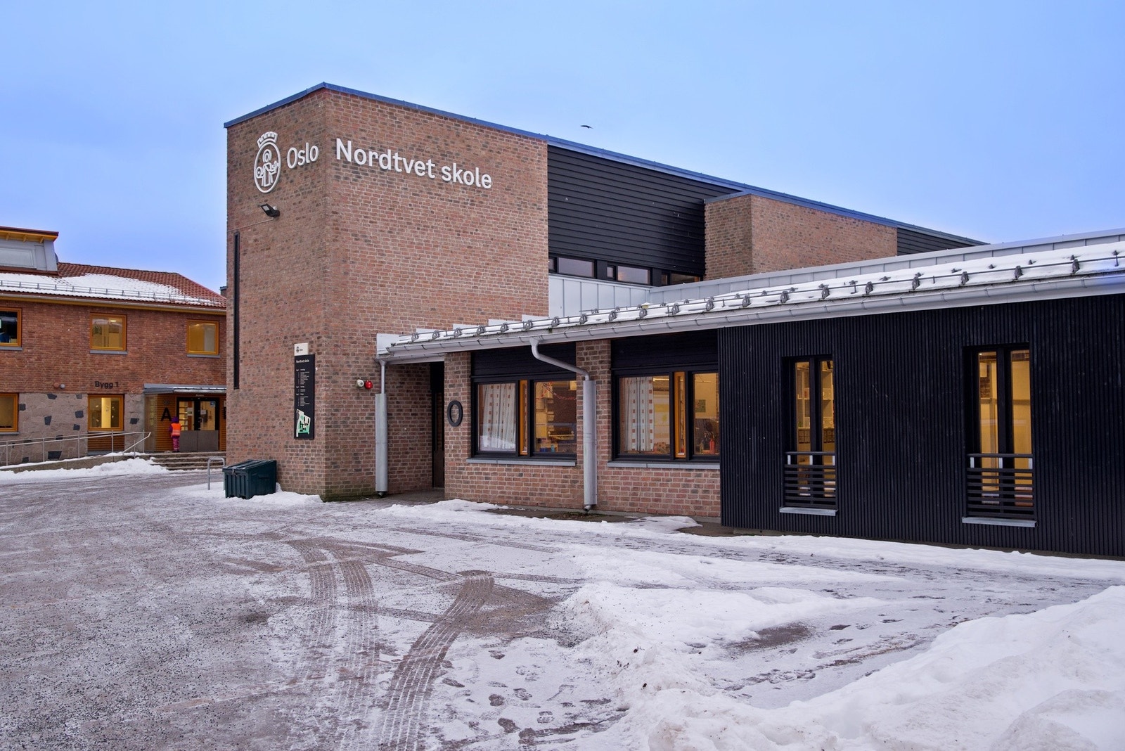 Nordtvet skole ligger kun en kort og trygg gangvei unna. Galleribilde