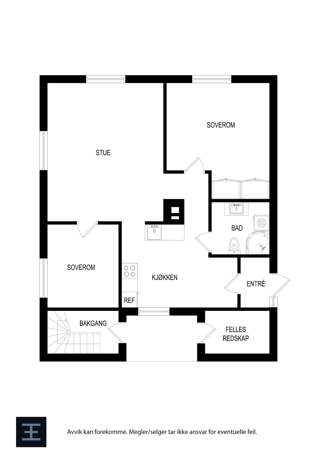 Plantegning | Kyviks vei 18 Galleribilde