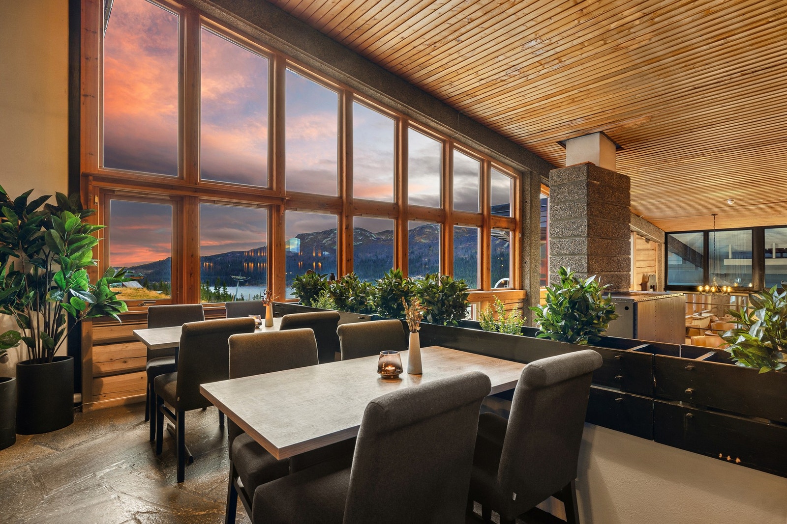 Hva med en kaffe her, se på naturen og den flotte atmosfæren her? Galleribilde