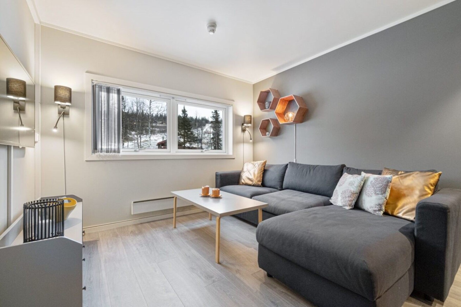 Sosial og hyggelig stue. Galleribilde