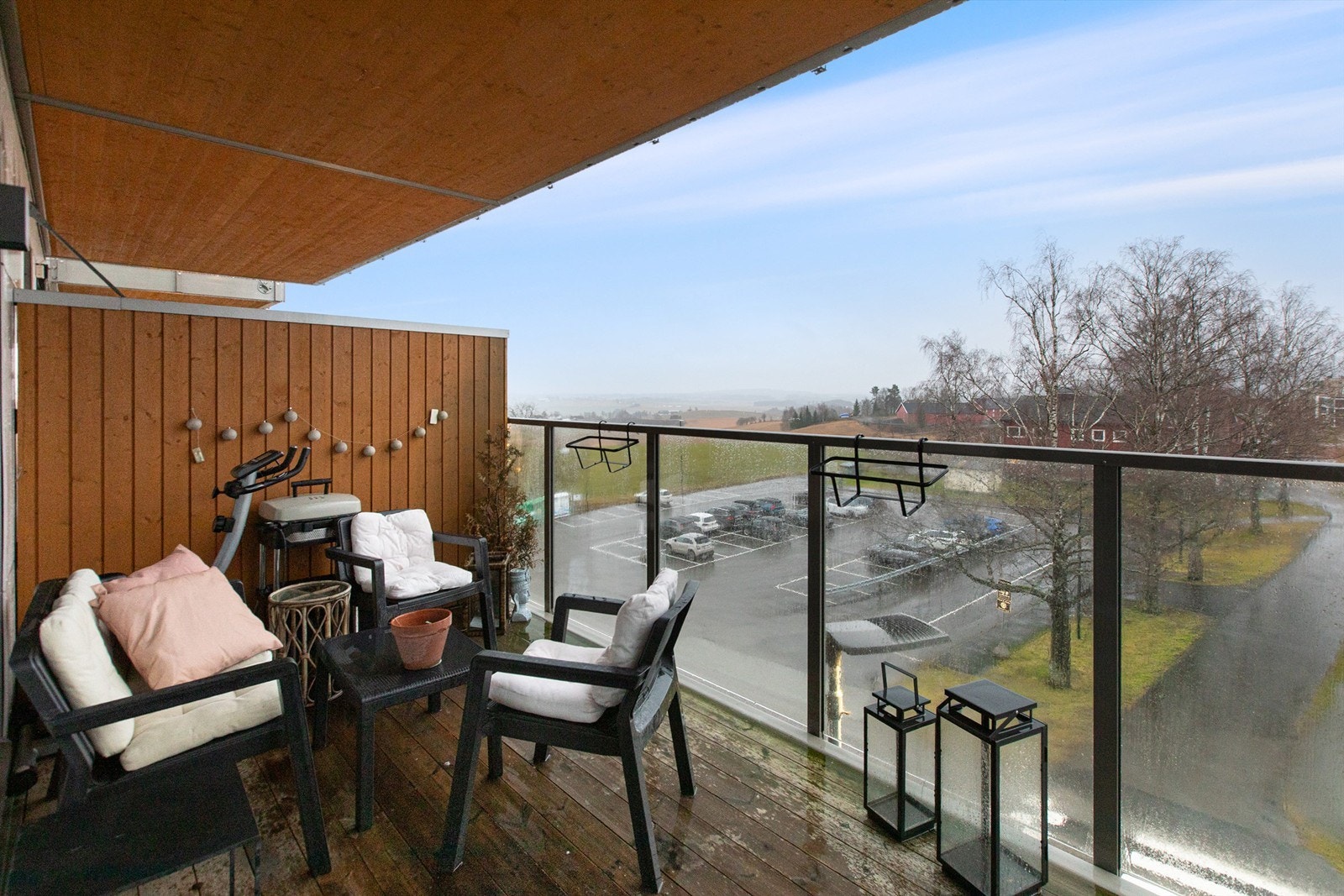 Balkongen på 11 kvm. er sørøst-vendt Galleribilde