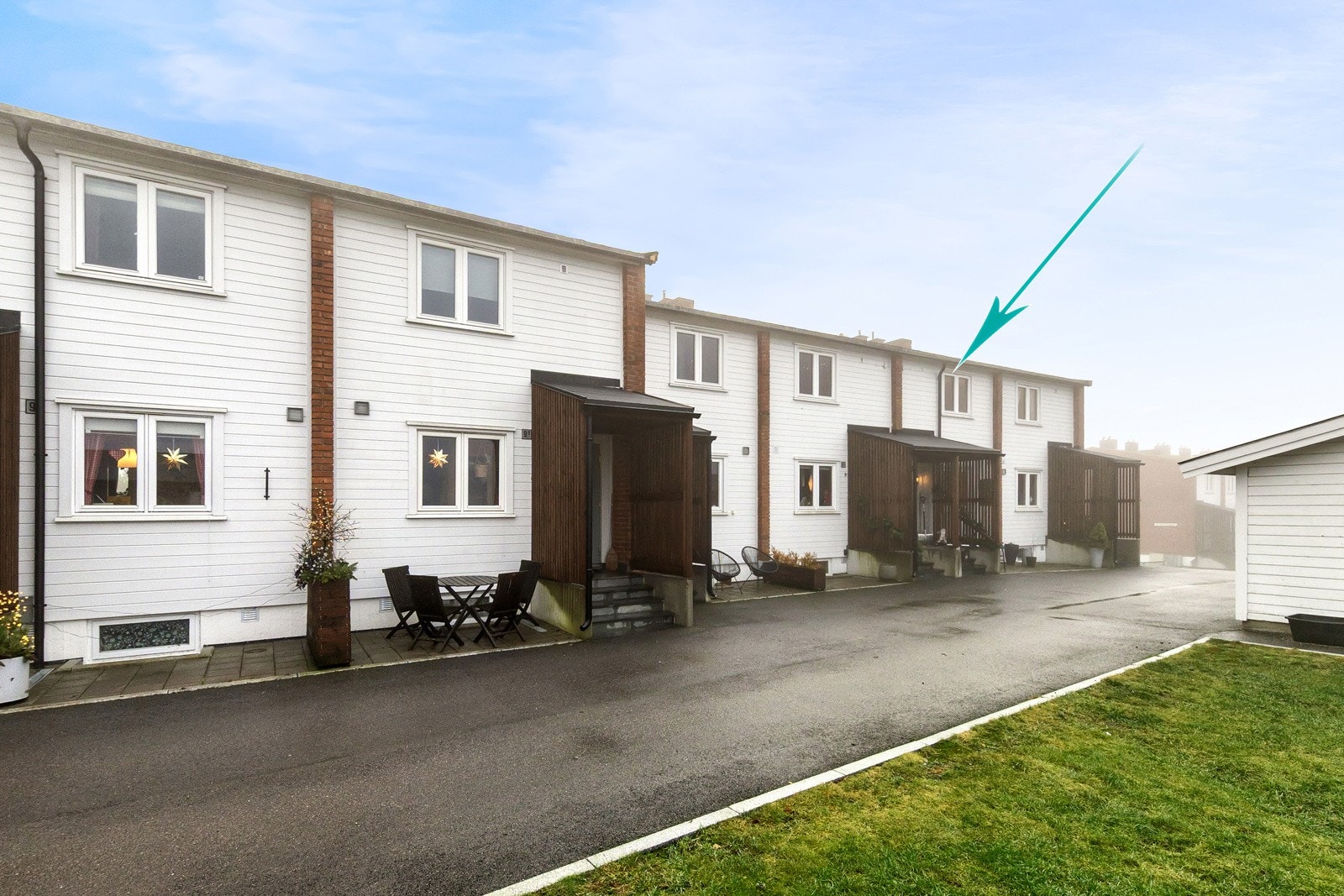 Innbydende og praktisk inngangsparti. Galleribilde