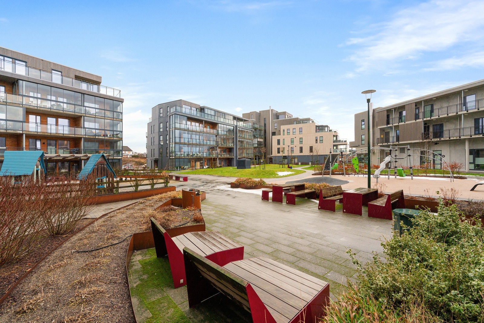 Felles uteområder. Galleribilde