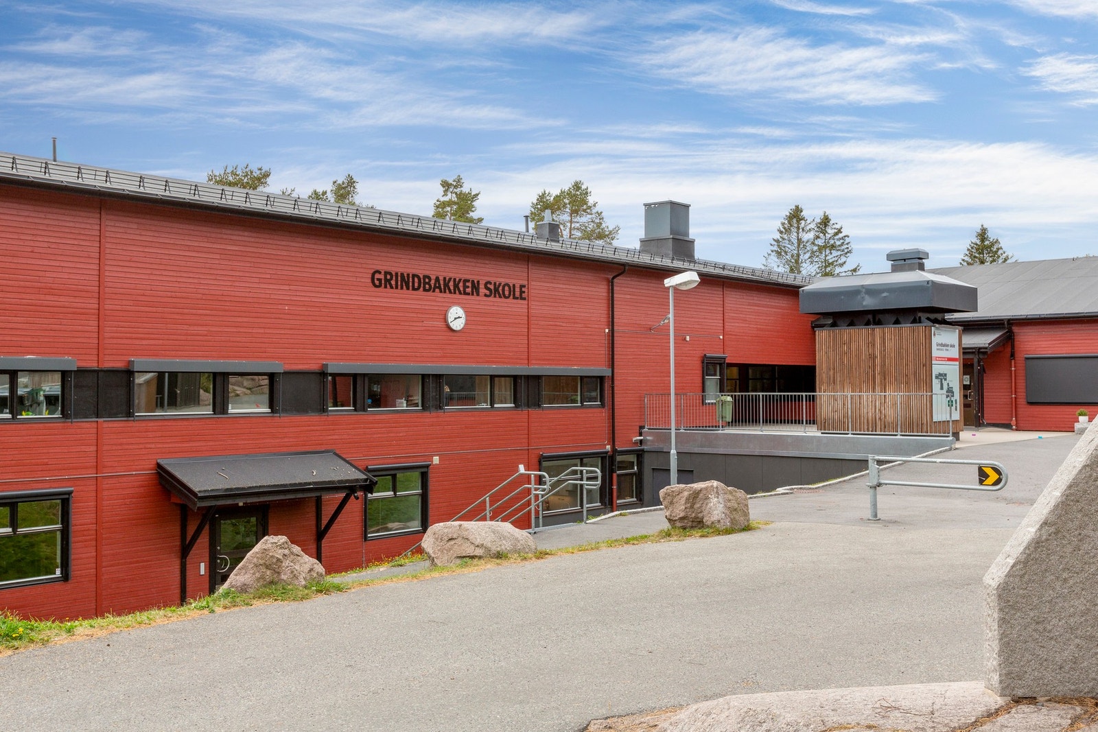 Eiendommen sogner til Grindbakken som er nærmeste barneskole. Galleribilde